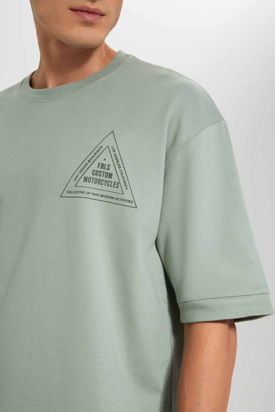 Redtag-Green-Lounge-Tee-Category:Sweatshirts,-Colour:Green,-Deals:New-In,-Filter:Men's-Clothing,-Men-Sweatshirts,-New-In-Men-APL,-Non-Sale,-Section:Men,-W22A--