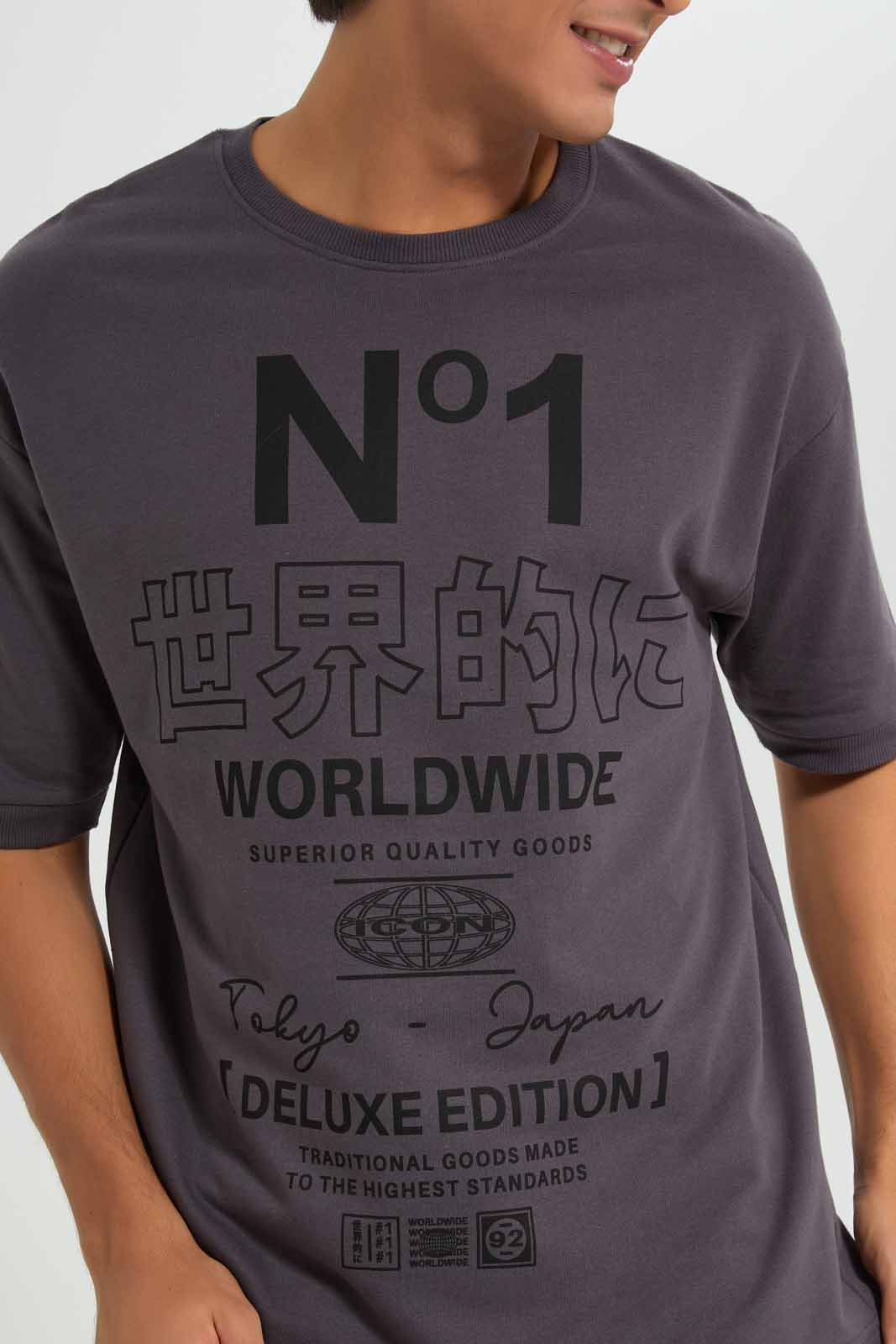 Redtag-Slate-Grey-Lounge-Tee-Category:T-Shirts,-Colour:Charcoal,-Deals:New-In,-Filter:Men's-Clothing,-Men-T-Shirts,-New-In-Men-APL,-Non-Sale,-Section:Men,-W22A-Men's-