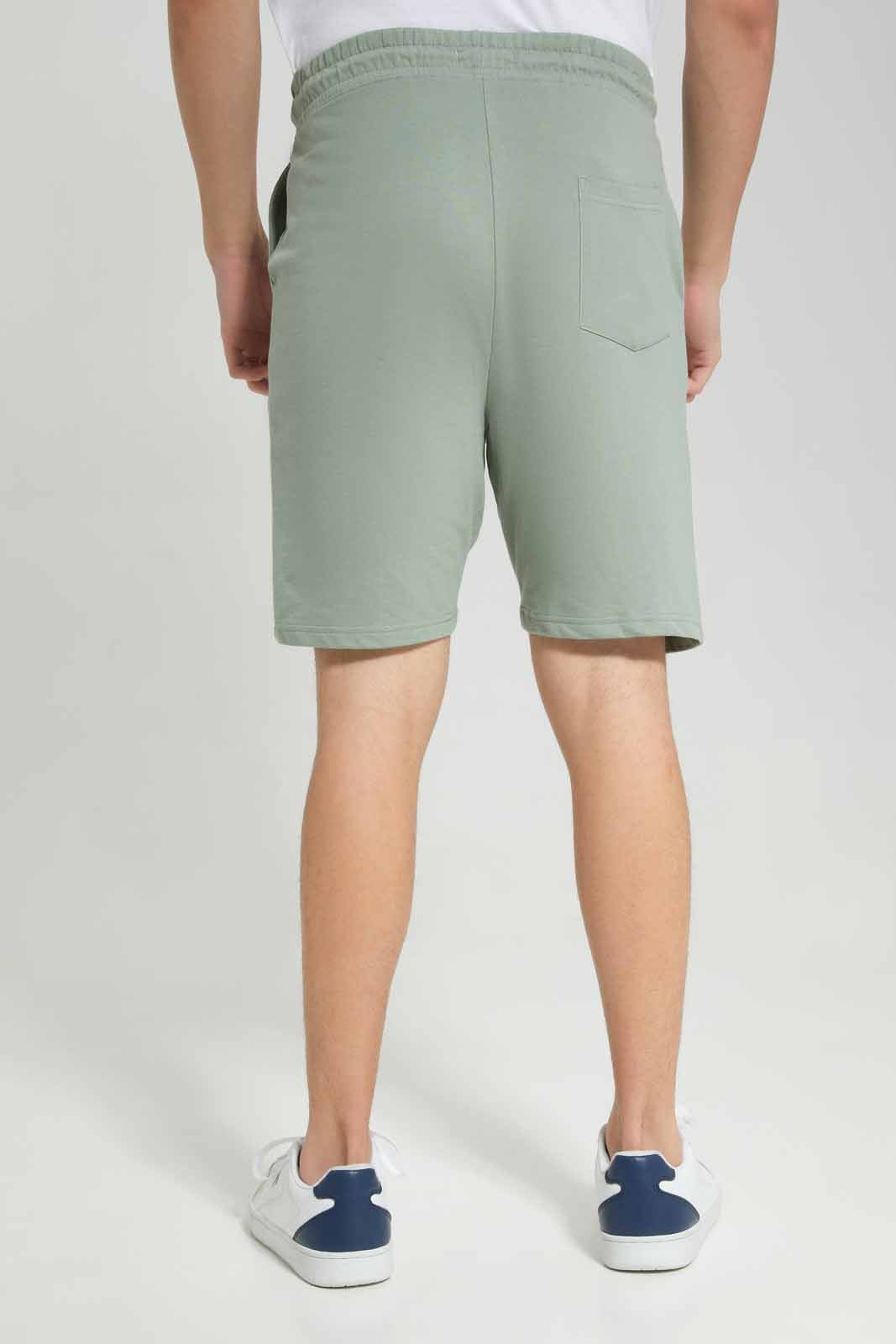 Redtag-Green-Lounge-Shorts-Category:Joggers,-Colour:Green,-Deals:New-In,-Filter:Men's-Clothing,-Men-Joggers,-Men-Loungewear-Pants,-NDAY,-New-In-Men-APL,-Non-Sale,-Section:Men,-W22A--