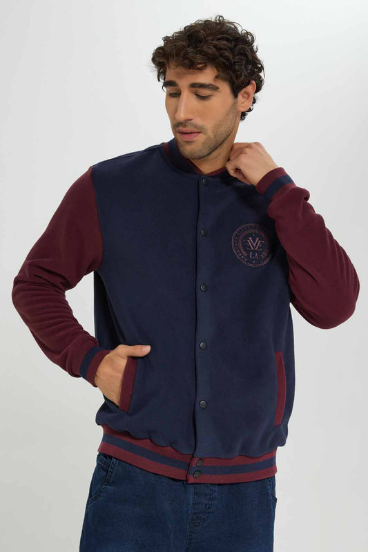 Redtag-Navy-Bomber-Jacket-Category:Sweatshirts,-Colour:Navy,-Deals:New-In,-EHW,-Filter:Men's-Clothing,-Men-Sweatshirts,-New-In-Men-APL,-Non-Sale,-Section:Men,-W22B-Men's-
