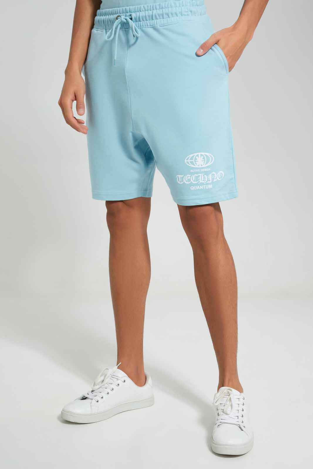 Redtag-Blue-Lounge-Shorts-Category:Joggers,-Colour:Sky-Blue,-Deals:New-In,-Filter:Men's-Clothing,-Men-Joggers,-New-In-Men-APL,-Non-Sale,-Section:Men,-W22A--