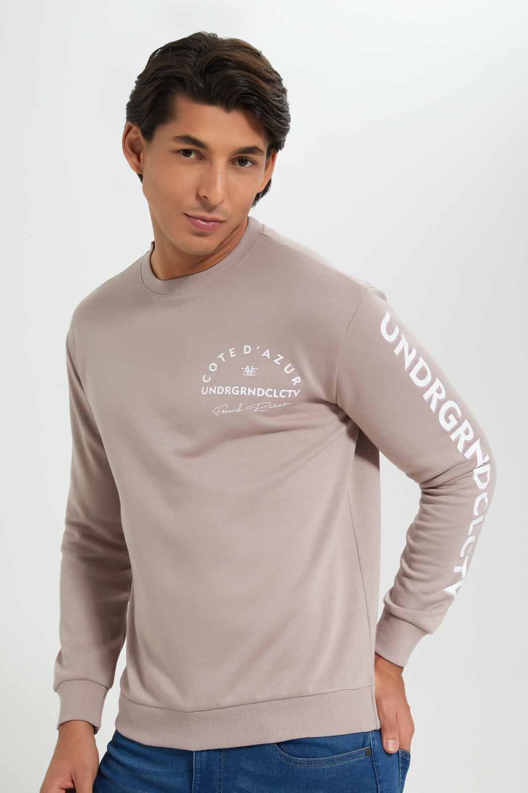 Redtag-Pink-Urban-Sweatshirt-Category:Sweatshirts,-Colour:Apricot,-Deals:New-In,-Filter:Men's-Clothing,-Men-Sweatshirts,-New-In-Men-APL,-Non-Sale,-Section:Men,-W22B-Men's-