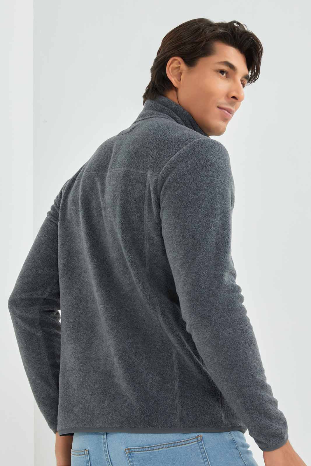 Redtag-Charcoal-Zip-Thru-Sweatshirt-Category:Sweatshirts,-Colour:Charcoal,-Deals:New-In,-Filter:Men's-Clothing,-Men-Sweatshirts,-New-In-Men-APL,-Non-Sale,-Section:Men,-TBL,-W22B-Men's-