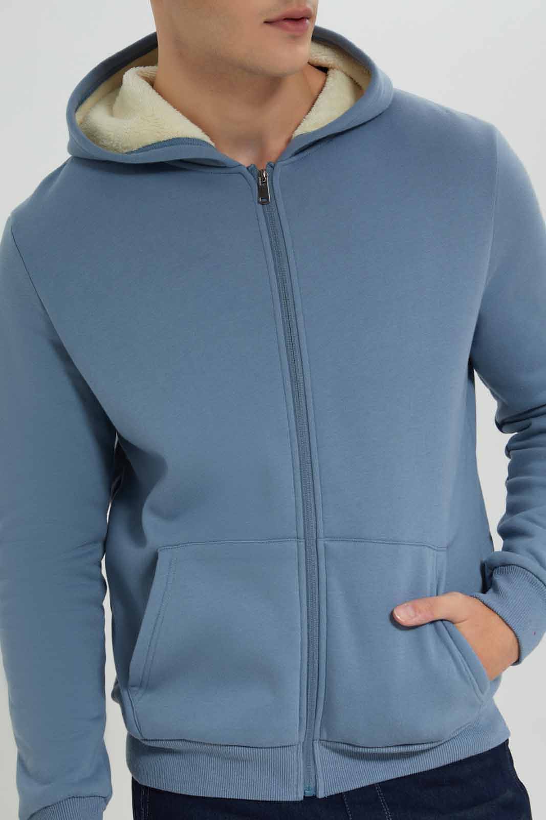 Redtag-Blue-Sherpa-Hoody-Category:Sweatshirts,-Colour:Blue,-Deals:New-In,-EHW,-Filter:Men's-Clothing,-Men-Sweatshirts,-New-In-Men-APL,-Non-Sale,-Section:Men,-W22B-Men's-