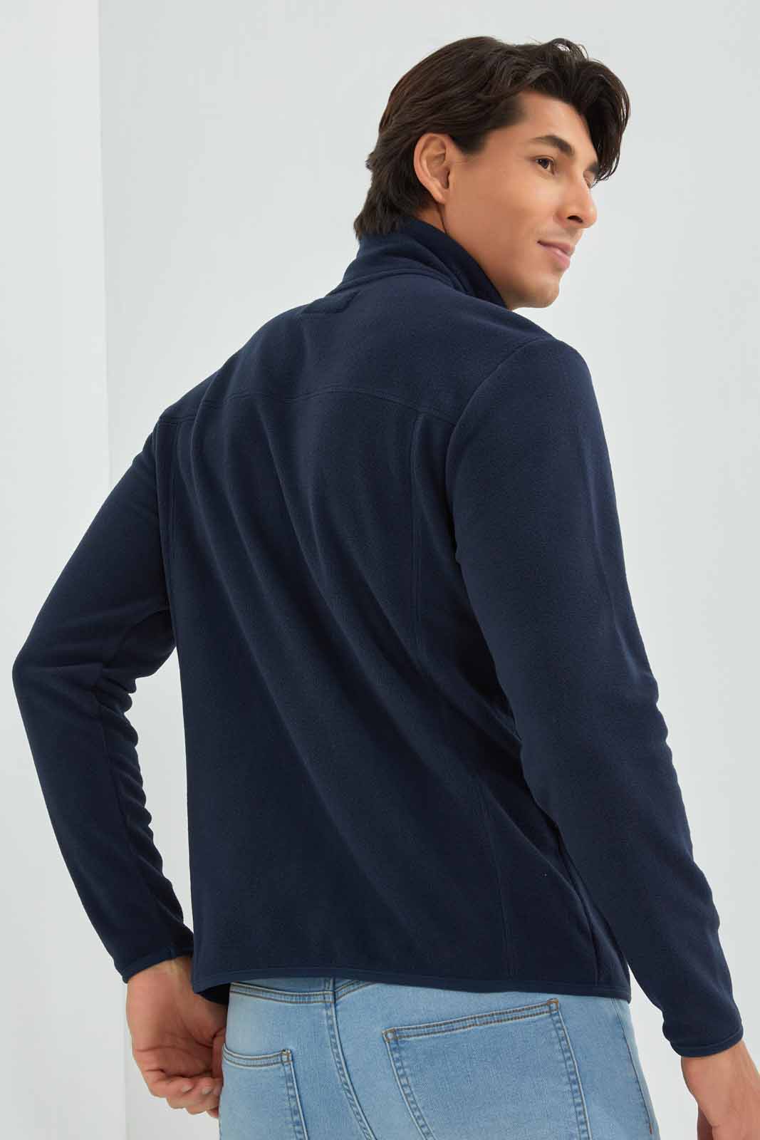 Redtag-Navy-Zip-Thru-Sweatshirt-Category:Sweatshirts,-Colour:Navy,-Deals:New-In,-Filter:Men's-Clothing,-Men-Sweatshirts,-New-In-Men-APL,-Non-Sale,-Section:Men,-TBL,-W22B-Men's-