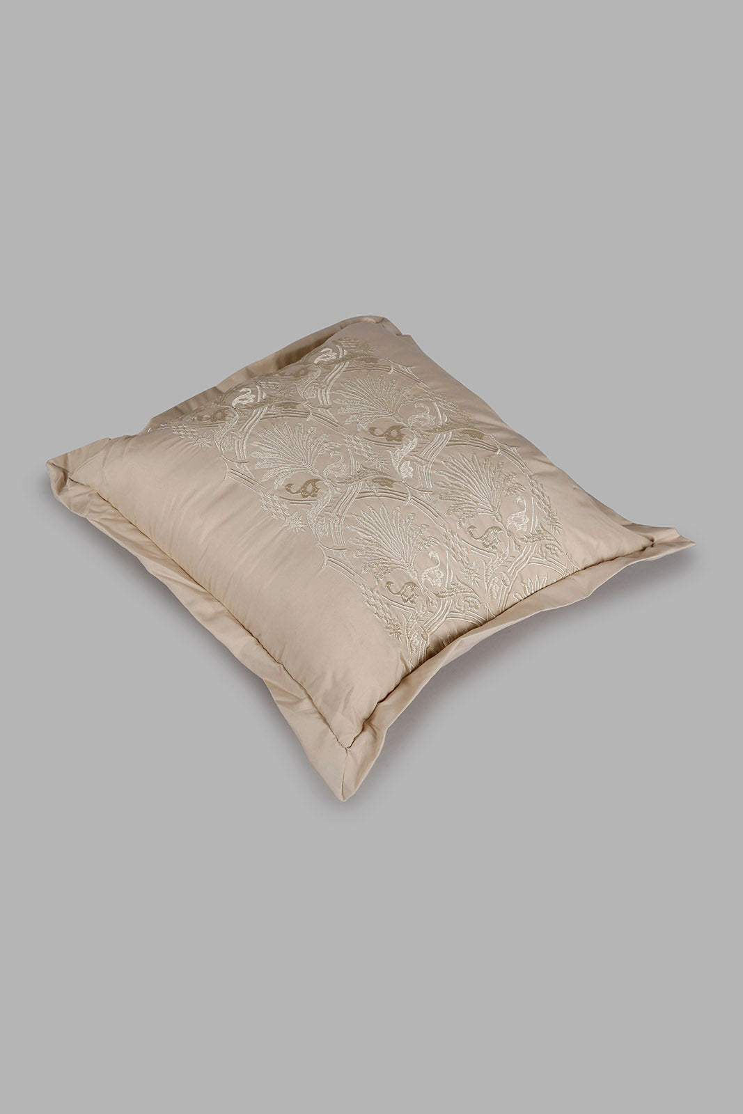 Redtag-Beige-7Pc-Embroidery-Comforter-Set-(King-Size)-Category:Comforters,-Colour:Beige,-Deals:New-In,-Filter:Home-Bedroom,-HMW-BED-Comforters,-New-In-HMW-BED,-Non-Sale,-Section:Homewares,-W22A-Home-Bedroom-