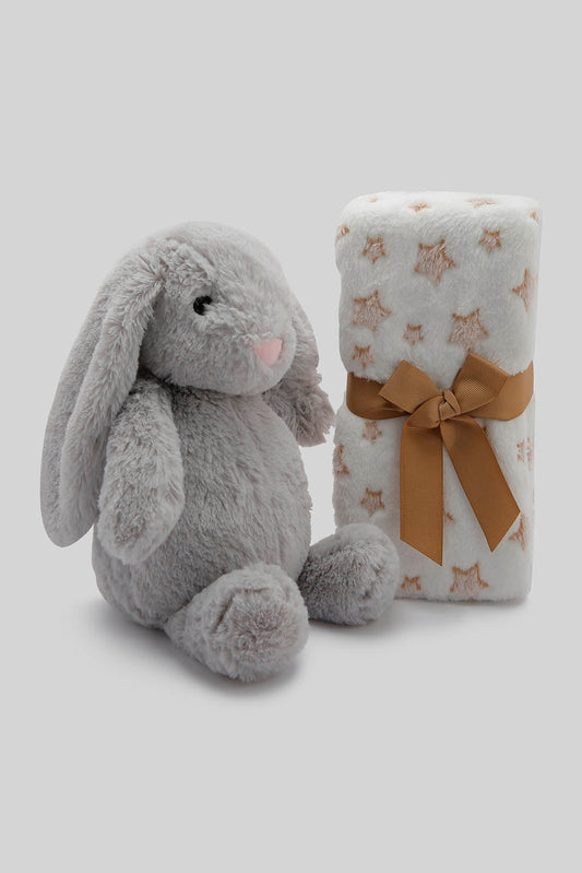 Redtag-Assorted-Bear/Dog/Rabbit-2-Soft-Baby-Blanket-365,-Category:Newborn-Accessories,-Colour:Assorted,-Filter:Newborn-Accessories,-NBN-Newborn-Accessories,-New-In,-New-In-NBN-ACC,-Non-Sale,-Section:Boys-(0-to-14Yrs)-New-Born-Baby-