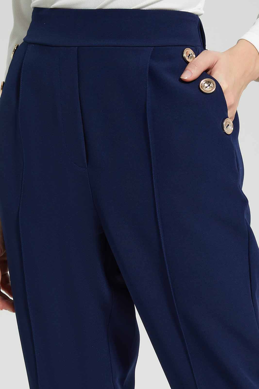 Redtag-Blue-Pant-Category:Trousers,-Colour:Blue,-Deals:New-In,-Dept:Ladieswear,-Filter:Women's-Clothing,-LDC,-LDC-Trousers,-New-In-LDC-APL,-Non-Sale,-Section:Women,-W22B-Women's-