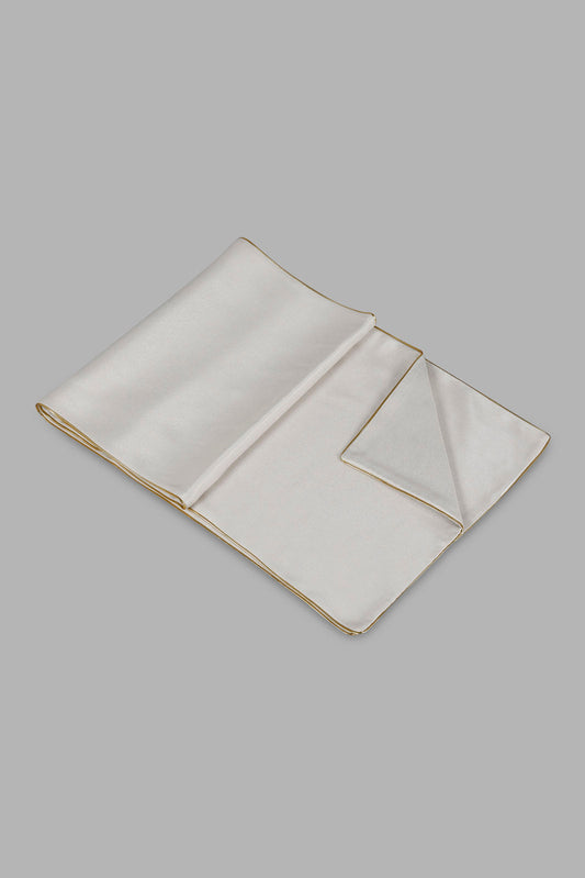 Redtag-Beige-Table-Runner-Category:Table-Linen,-Colour:Beige,-Deals:New-In,-Filter:Home-Dining,-HMW-DIN-Kitchen-Accessories,-New-In-HMW-DIN,-Non-Sale,-Section:Homewares,-W22A-Home-Dining-