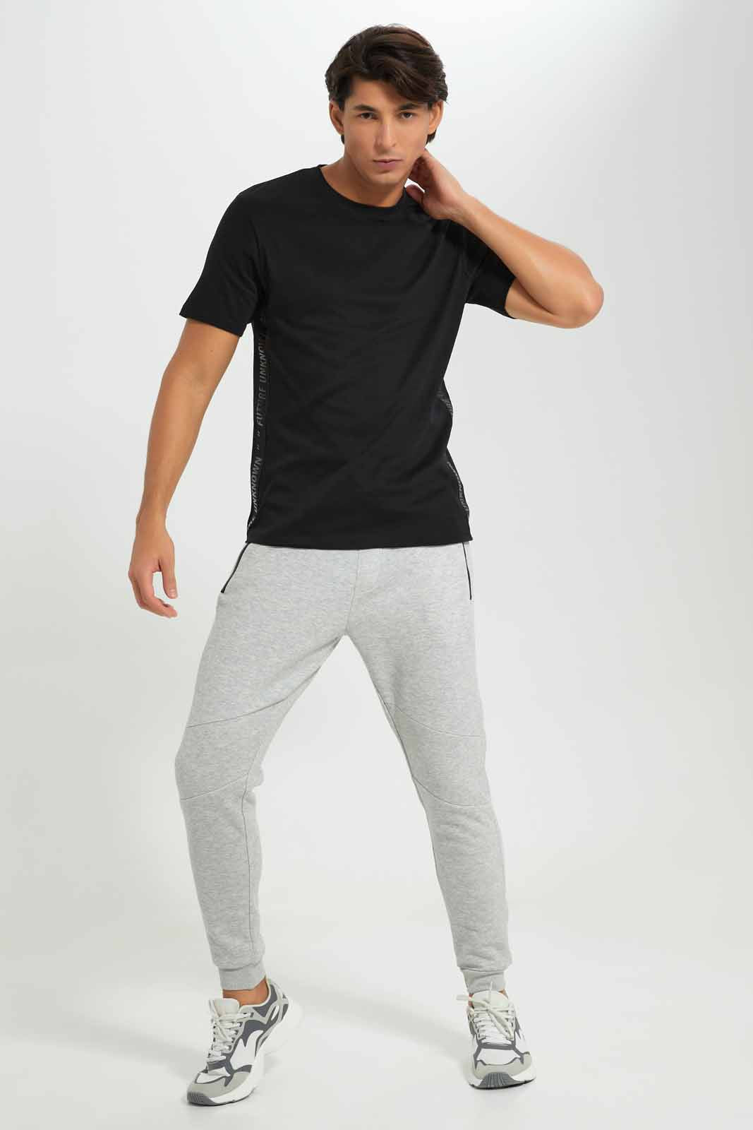 Redtag-Black-Tee-Category:T-Shirts,-Colour:Black,-Deals:New-In,-Filter:Men's-Clothing,-KSH,-Men-T-Shirts,-New-In-Men-APL,-Non-Sale,-Section:Men,-W22A-Men's-