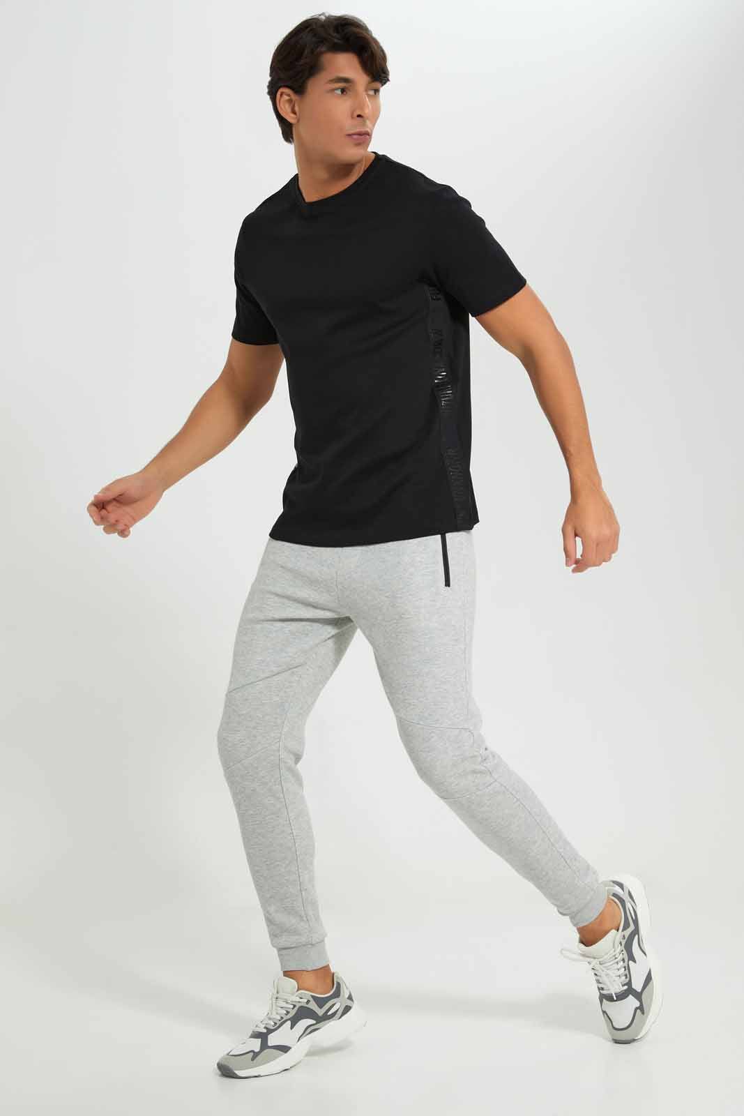 Redtag-Black-Tee-Category:T-Shirts,-Colour:Black,-Deals:New-In,-Filter:Men's-Clothing,-KSH,-Men-T-Shirts,-New-In-Men-APL,-Non-Sale,-Section:Men,-W22A-Men's-