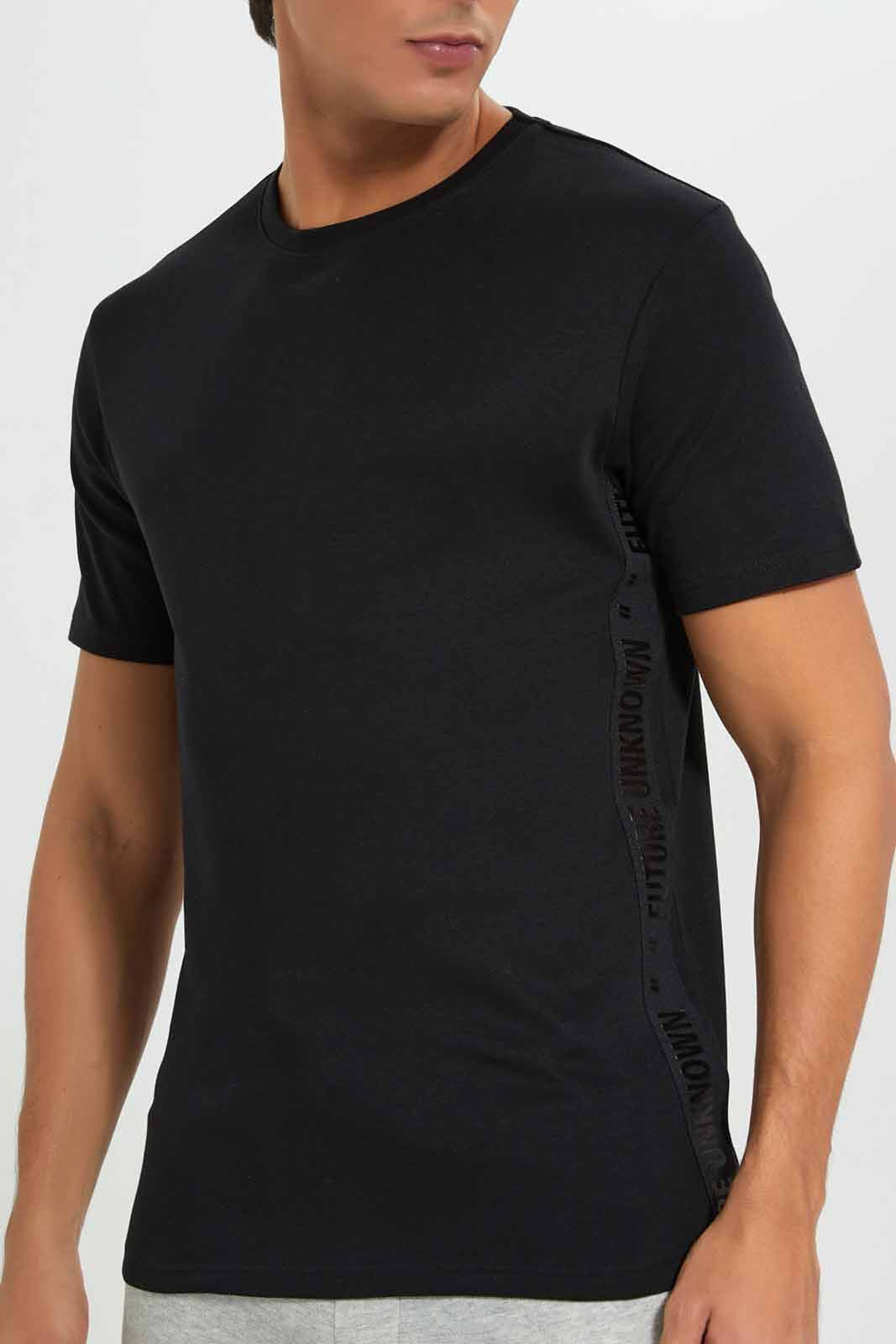 Redtag-Black-Tee-Category:T-Shirts,-Colour:Black,-Deals:New-In,-Filter:Men's-Clothing,-KSH,-Men-T-Shirts,-New-In-Men-APL,-Non-Sale,-Section:Men,-W22A-Men's-