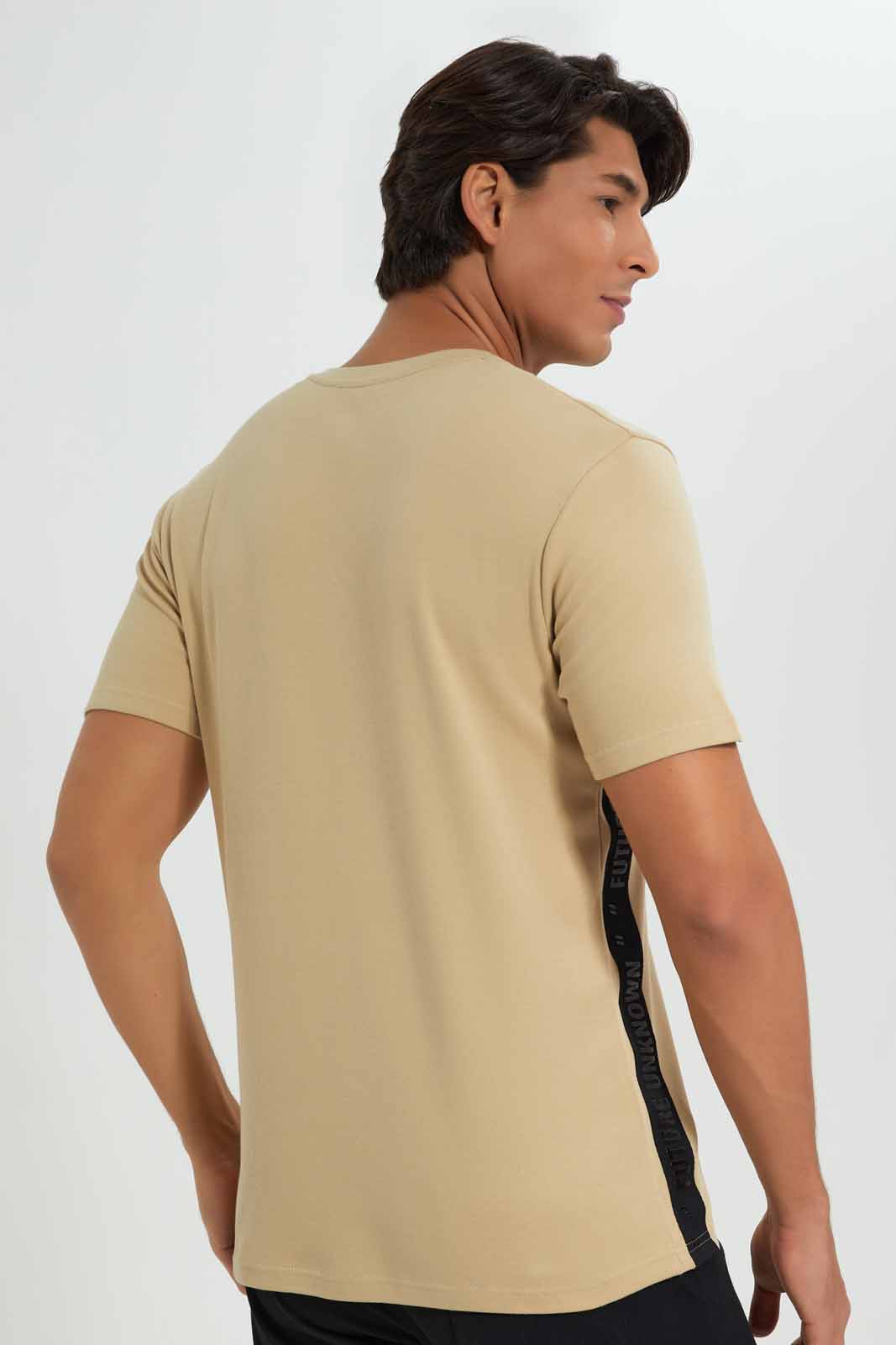 Redtag-Beige-Tee-Category:T-Shirts,-Colour:Beige,-Deals:New-In,-Filter:Men's-Clothing,-KSH,-Men-T-Shirts,-New-In-Men-APL,-Non-Sale,-Section:Men,-W22A-Men's-