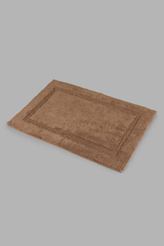 Redtag-Taupe-Tufted-Bathmat-Category:Bathmats,-Colour:Taupe,-Deals:New-In,-Filter:Home-Bathroom,-HMW-BAC-Bath-Accessories,-New-In-HMW-BAC,-Non-Sale,-Section:Homewares,-W22B-Home-Bathroom-