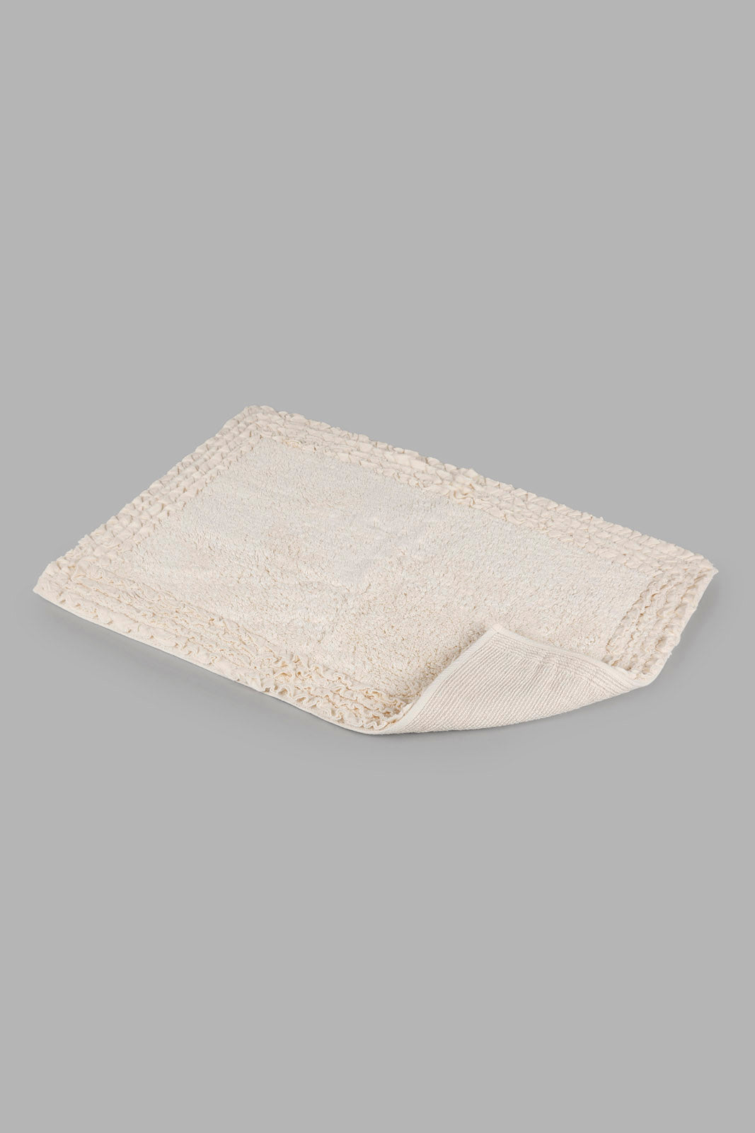 Redtag-Beige-Tufted-Frill-Bathmat-Category:Bathmats,-Colour:Beige,-Deals:New-In,-Filter:Home-Bathroom,-HMW-BAC-Bath-Accessories,-New-In-HMW-BAC,-Non-Sale,-Section:Homewares,-W22B-Home-Bathroom-