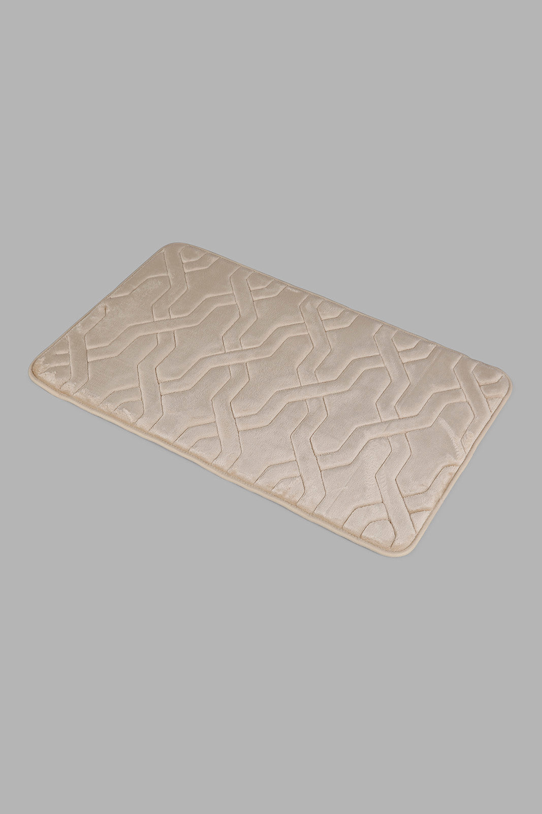 Redtag-Beige-Memory-Foam-Bath-Mat-Category:Bathmats,-Colour:Beige,-Deals:New-In,-Dept:Home,-Filter:Home-Bathroom,-HMW-BAC-Bath-Accessories,-New-In-HMW-BAC,-Non-Sale,-Section:Homewares,-W22B-Home-Bathroom-
