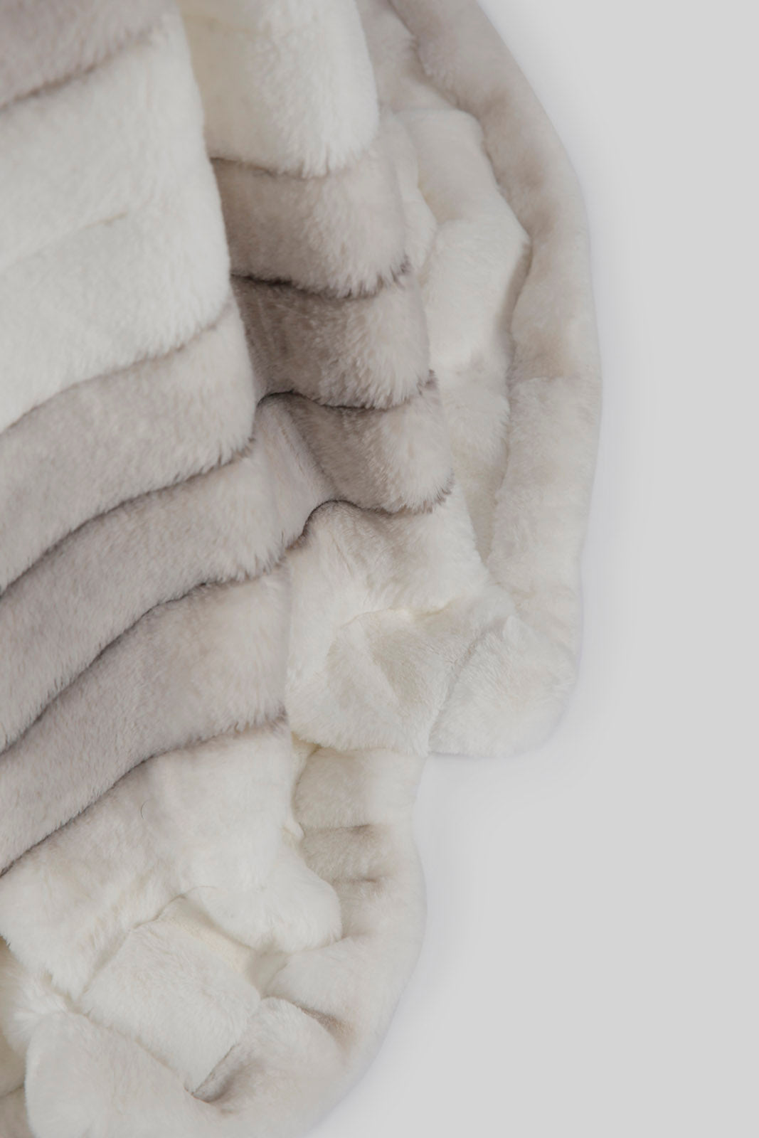 Redtag-White-With-Grey-Stripes-Fur-Throw-Category:Throws,-Colour:White,-Deals:New-In,-Filter:Home-Bedroom,-HMW-BED-Throws,-New-In-HMW-BED,-Non-Sale,-Section:Homewares,-W22A-Home-Bedroom-
