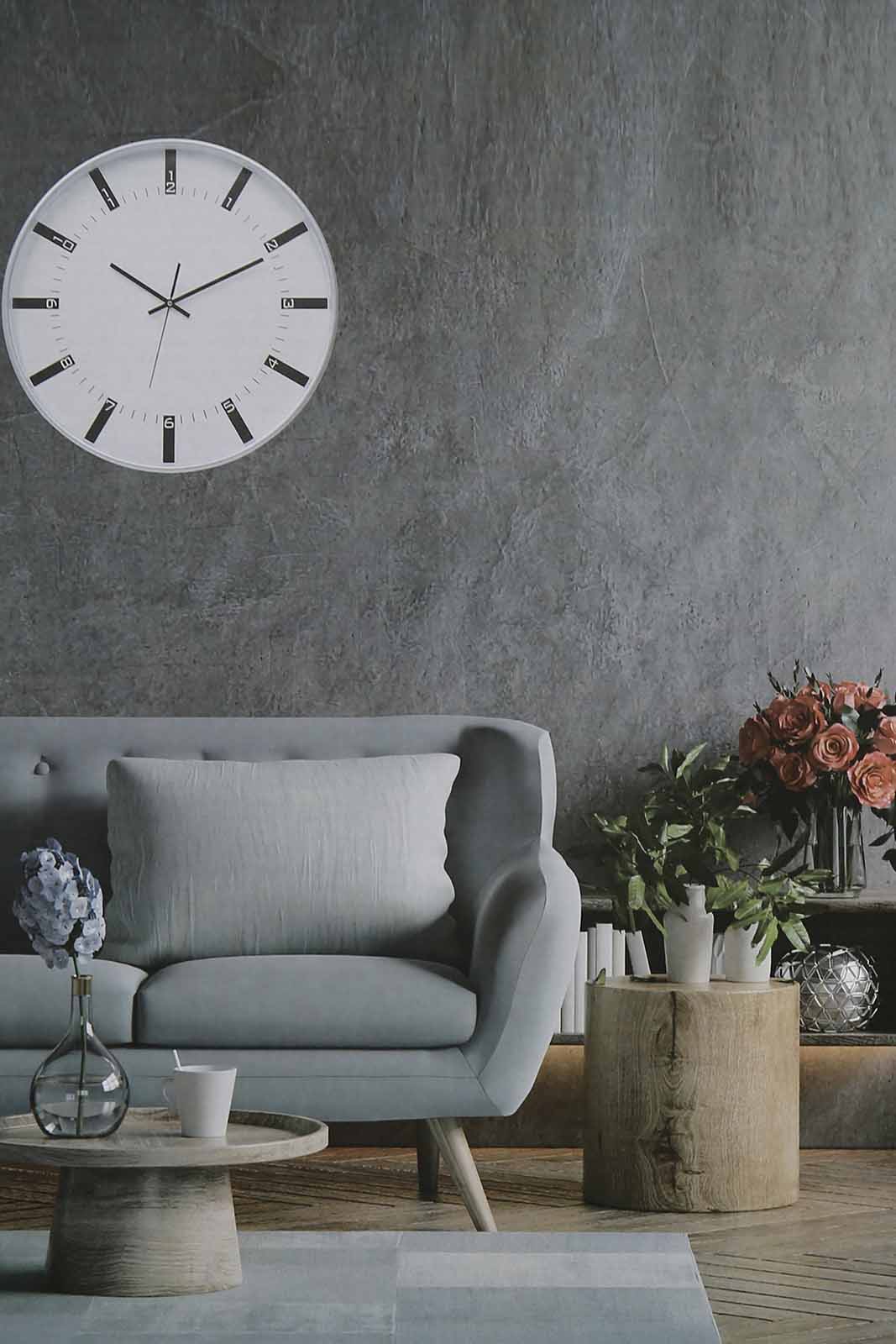 Redtag-Silver-Decorative-Wall-Clock-Category:Clocks,-Colour:Silver,-Deals:New-In,-Filter:Home-Decor,-HMW-HOM-Wall-Decor-&-Mirrors,-New-In-HMW-HOM,-Non-Sale,-Section:Homewares,-W22B-Home-Decor-