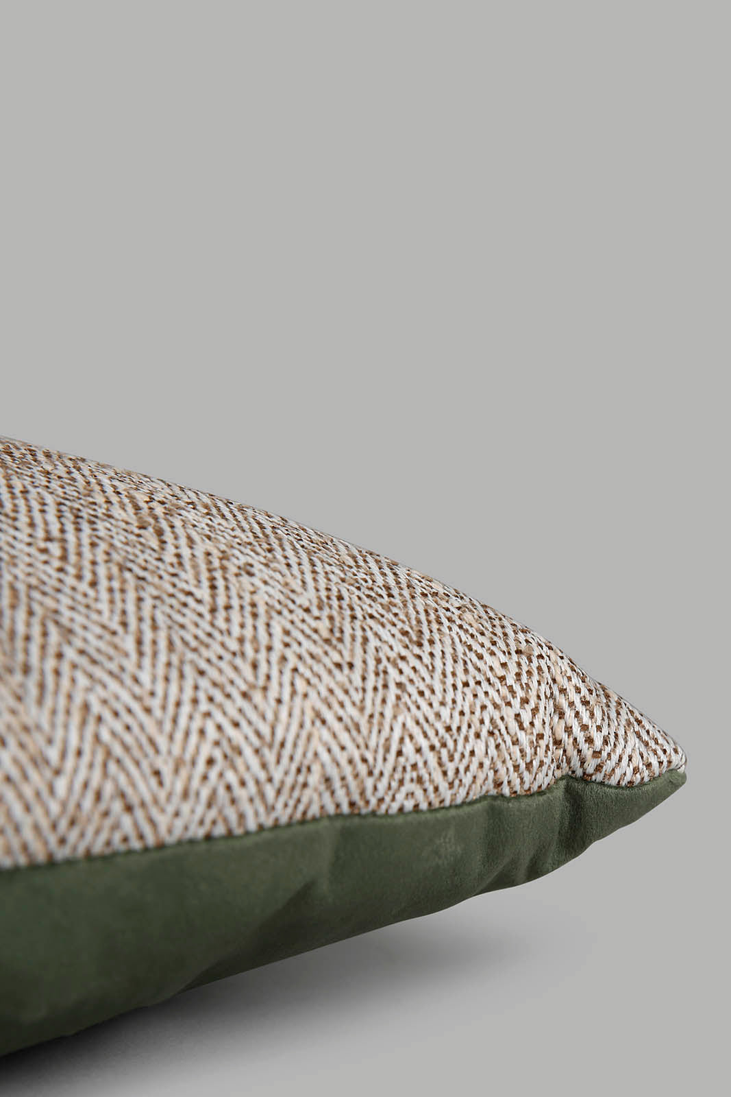 Redtag-Green-Patchwork-Jacquard-Cushion-Category:Cushions,-Colour:Green,-Deals:New-In,-Filter:Home-Bedroom,-HMW-BED-Cushions,-New-In-HMW-BED,-Non-Sale,-Section:Homewares,-W22A-Home-Bedroom-