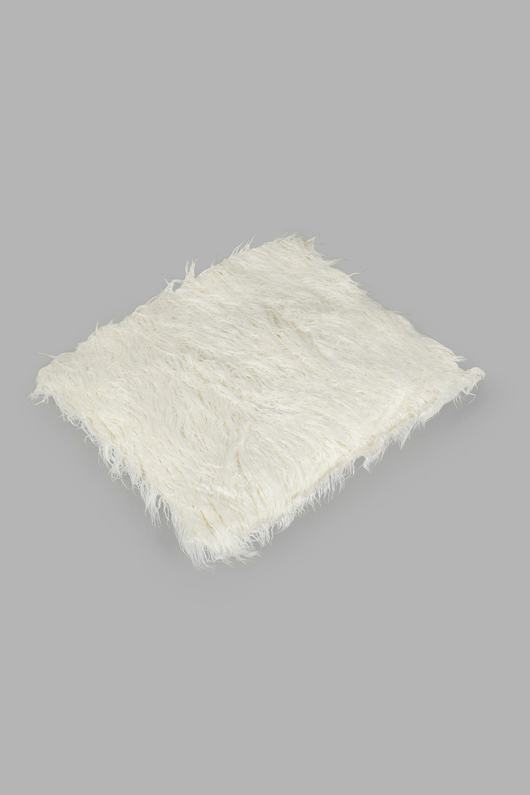 Redtag-Ivory-Fur-Cushion-Category:Cushions,-Colour:Ivory,-Deals:New-In,-Filter:Home-Bedroom,-HMW-BED-Cushions,-New-In-HMW-BED,-Non-Sale,-Section:Homewares,-W22A-Home-Bedroom-