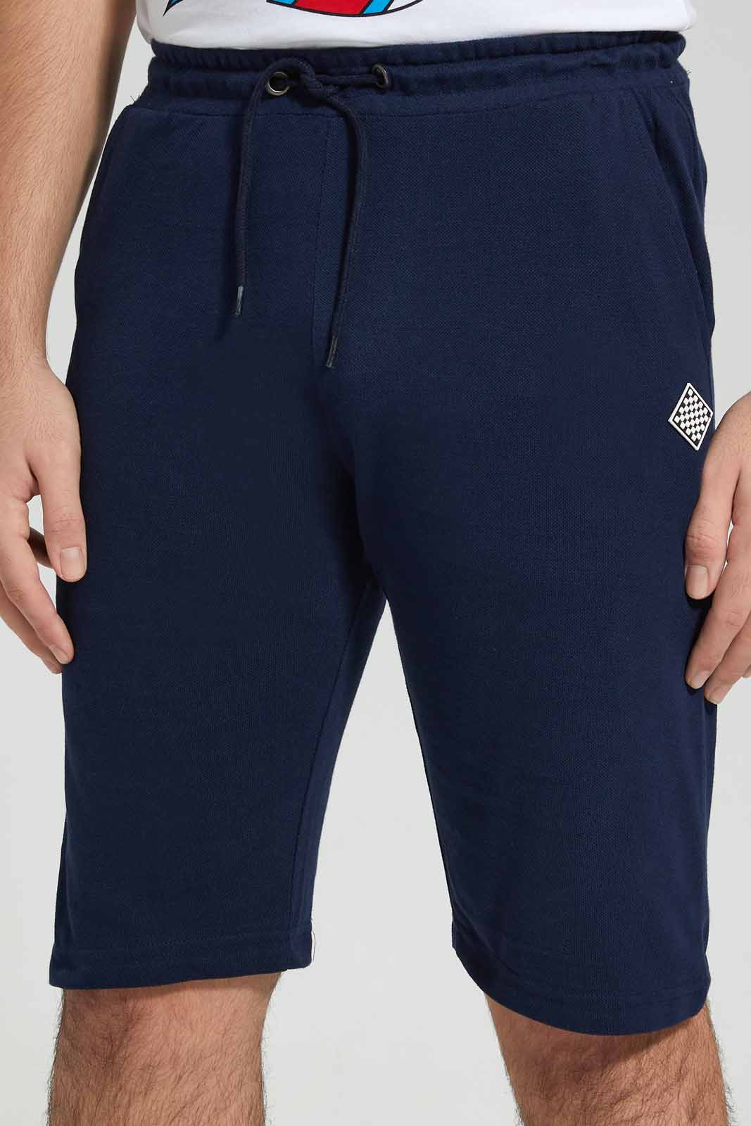 Redtag-Navy-Pique-Active-Shorts-BSR-Shorts,-Category:Shorts,-Colour:Navy,-Deals:New-In,-Filter:Senior-Boys-(8-to-14-Yrs),-New-In-BSR-APL,-Non-Sale,-Section:Boys-(0-to-14Yrs),-TBL,-W22A-Senior-Boys-9 to 14 Years