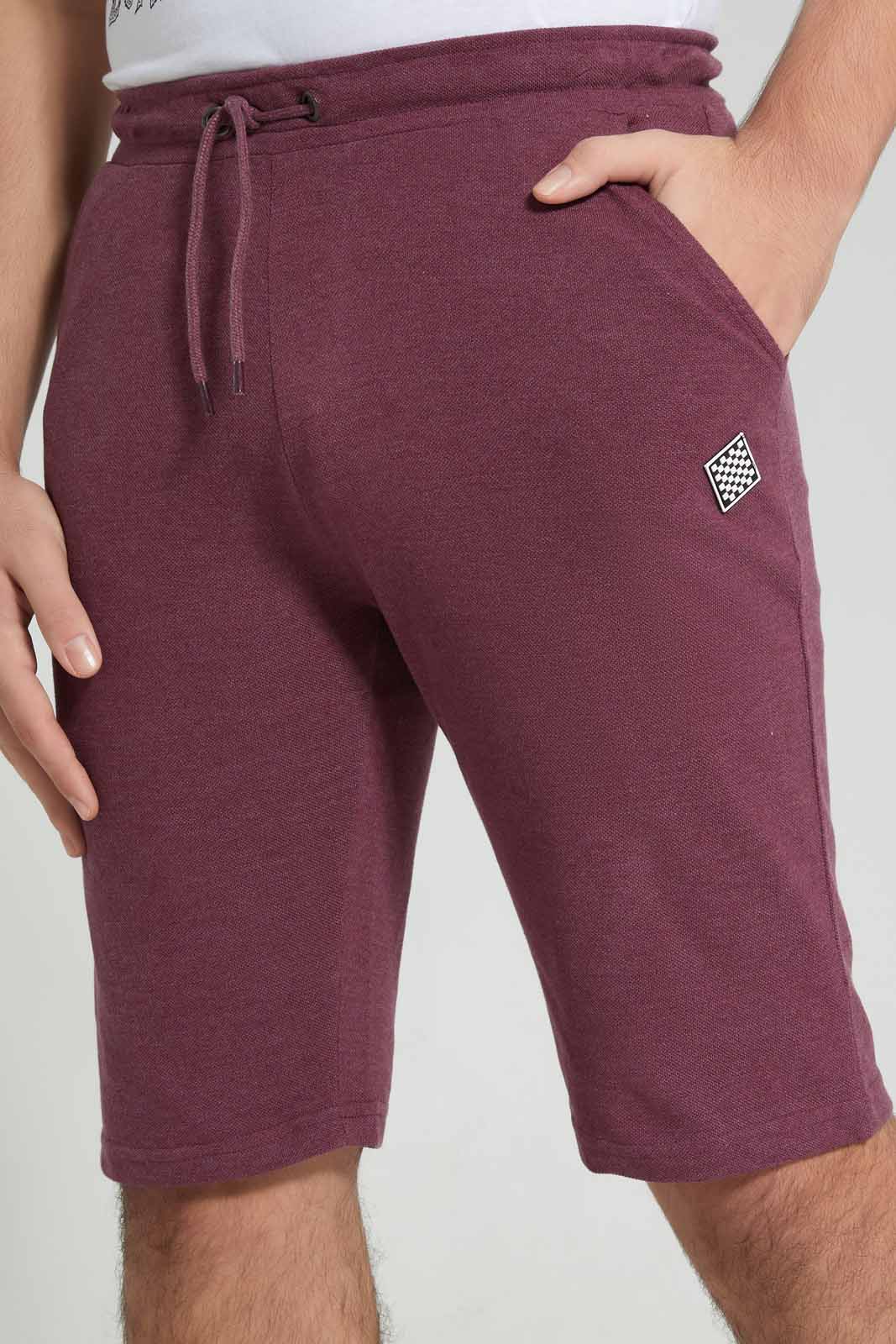 Redtag-Burgundy-Pique-Active-Shorts-BSR-Shorts,-Category:Shorts,-Colour:Burgundy,-Deals:New-In,-Filter:Senior-Boys-(8-to-14-Yrs),-New-In-BSR-APL,-Non-Sale,-Section:Boys-(0-to-14Yrs),-TBL,-W22A-Senior-Boys-9 to 14 Years