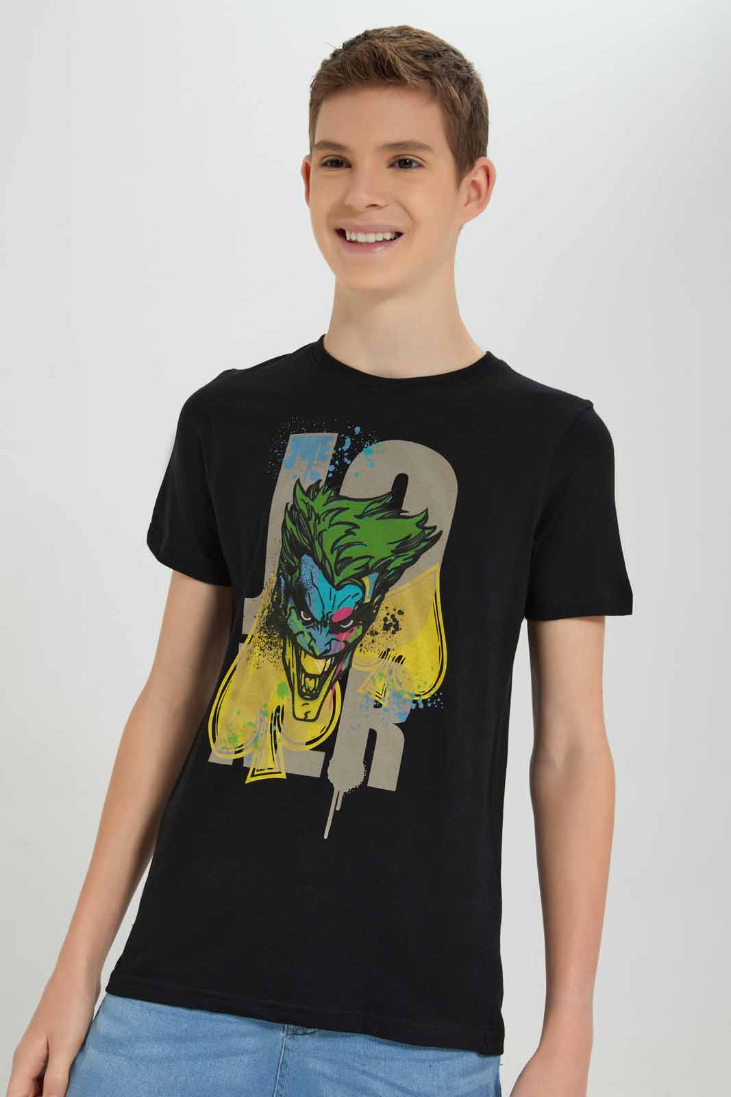 Redtag-Black-Panther-Tee-BSR-T-Shirts,-Category:T-Shirts,-Colour:Black,-Deals:New-In,-Filter:Senior-Boys-(8-to-14-Yrs),-New-In-BSR-APL,-Non-Sale,-Section:Boys-(0-to-14Yrs),-TBL,-W22A-Senior-Boys-9 to 14 Years