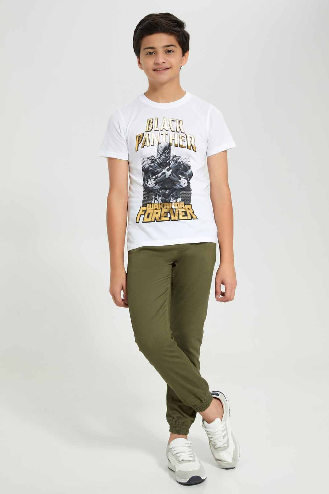 Redtag-White-Joker-Tee-BSR-T-Shirts,-Category:T-Shirts,-Colour:White,-Deals:New-In,-Filter:Senior-Boys-(8-to-14-Yrs),-New-In-BSR-APL,-Non-Sale,-Section:Boys-(0-to-14Yrs),-TBL,-W22A-Senior-Boys-9 to 14 Years