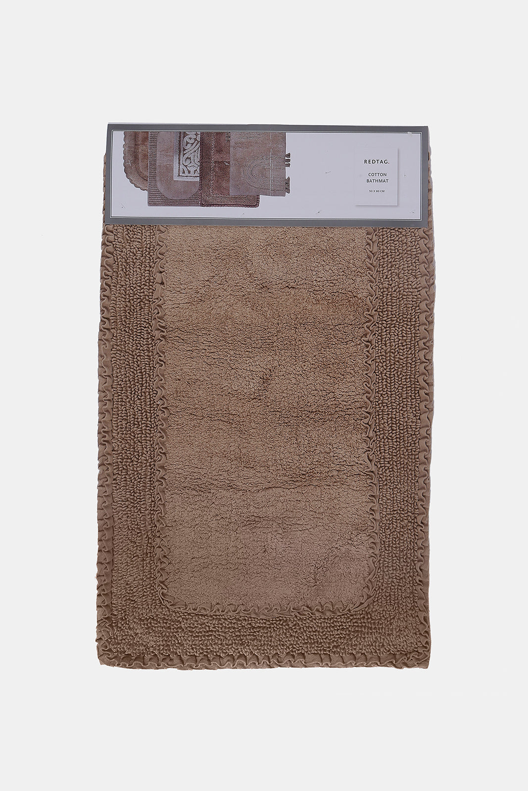 Redtag-Taupe-Bath-Mat-Category:Bathmats,-Colour:Taupe,-Deals:New-In,-Dept:Home,-Filter:Home-Bathroom,-HMW-BAC-Bath-Accessories,-New-In-HMW-BAC,-Non-Sale,-S23A,-Section:Homewares-Home-Bathroom-