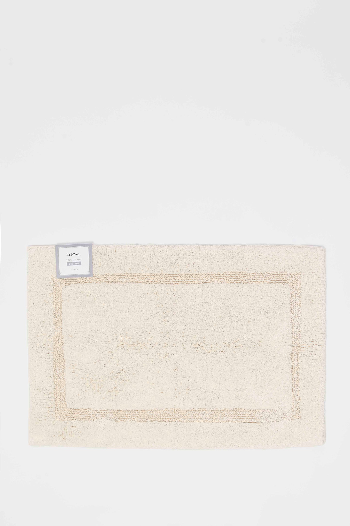Redtag-Beige-Tufted-Bath-Mat-Category:Bathmats,-Colour:Beige,-Deals:New-In,-Dept:Home,-Filter:Home-Bathroom,-HMW-BAC-Bath-Accessories,-New-In-HMW-BAC,-Non-Sale,-Section:Homewares,-W22B-Home-Bathroom-