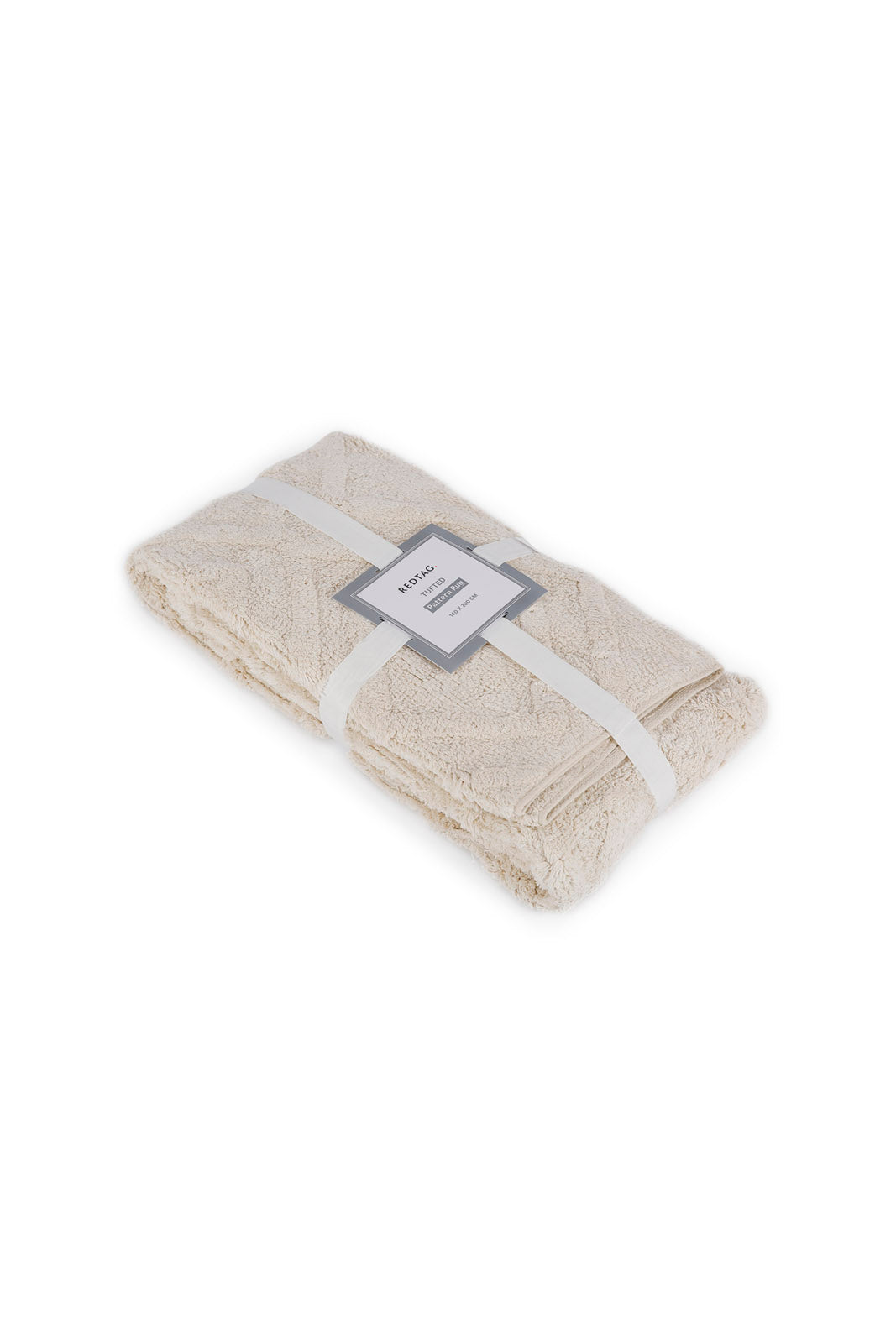 Redtag-Beige-Diamond-Pattern-Tufted-Rug-Category:Rugs,-Colour:Beige,-Deals:New-In,-Dept:Home,-Filter:Home-Decor,-HMW-HOM-Rugs-&-Door-Mats,-New-In-HMW-HOM,-Non-Sale,-Section:Homewares,-W22B-Home-Decor-