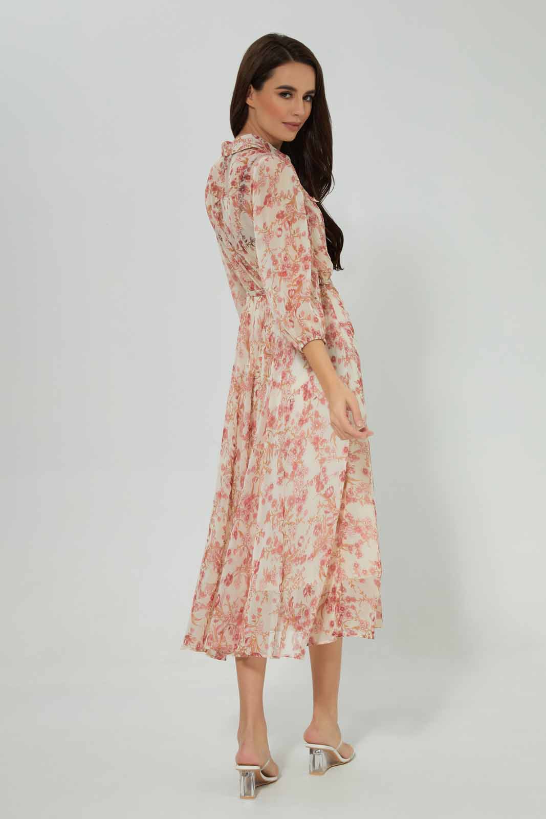 Redtag-Printed-Chiffon-Pleated-Dress-Category:Dresses,-Colour:Assorted,-Deals:New-In,-Filter:Women's-Clothing,-New-In-Women-APL,-Non-Sale,-Section:Women,-W22A,-Women-Dresses-Women's-