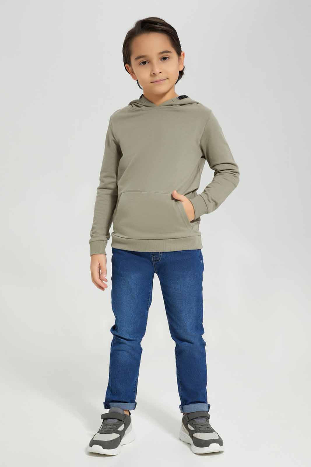 Redtag-Olive-Hooded-Sweatshirt-BOY-Sweatshirts,-Category:Sweatshirts,-Colour:Olive,-Deals:New-In,-Filter:Boys-(2-to-8-Yrs),-New-In-BOY-APL,-Non-Sale,-Section:Boys-(0-to-14Yrs),-TBL,-W22B-Boys-2 to 8 Years