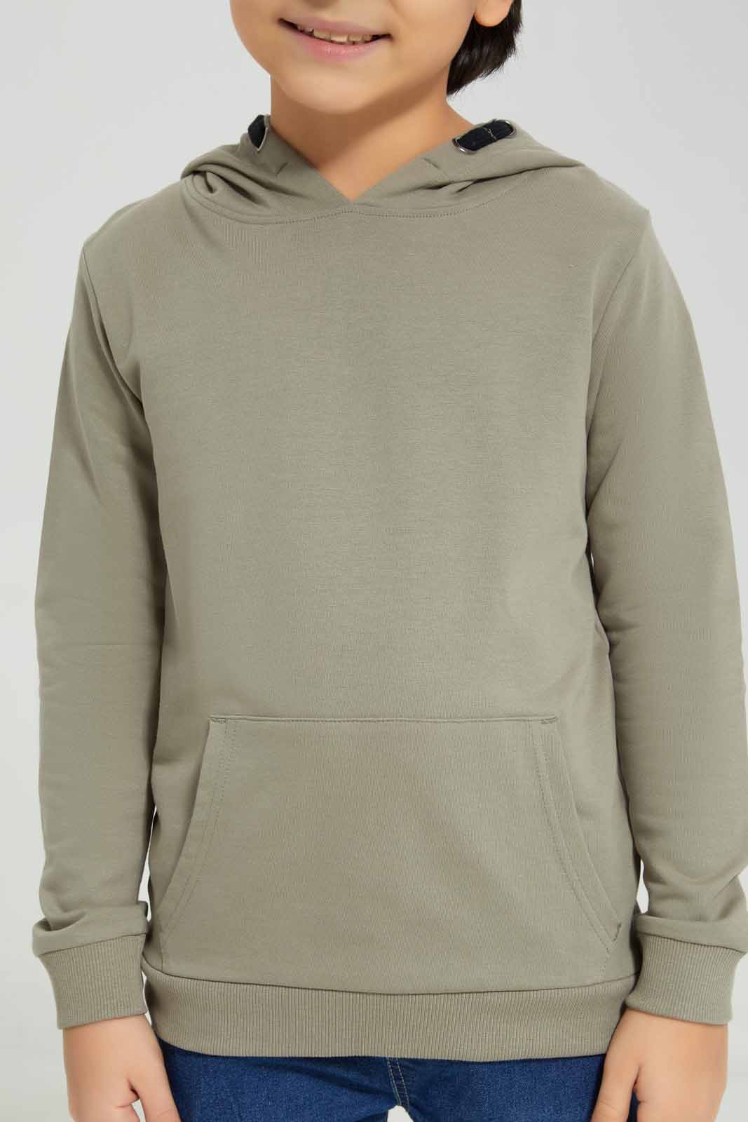 Redtag-Olive-Hooded-Sweatshirt-BOY-Sweatshirts,-Category:Sweatshirts,-Colour:Olive,-Deals:New-In,-Filter:Boys-(2-to-8-Yrs),-New-In-BOY-APL,-Non-Sale,-Section:Boys-(0-to-14Yrs),-TBL,-W22B-Boys-2 to 8 Years