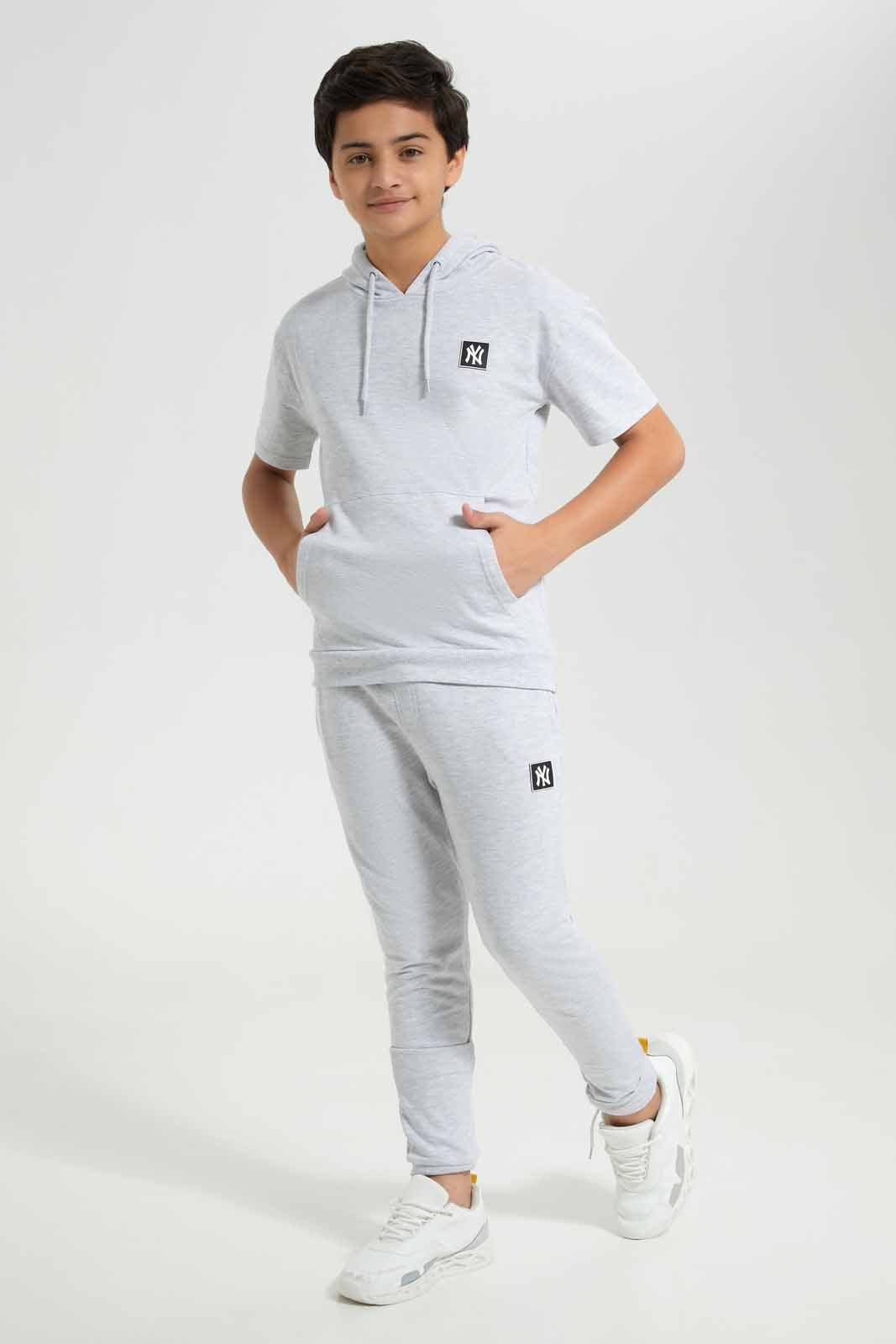 Redtag-Ecru-S/S-Lounge-Wear-Hoodie-Sweatshirt-BSR-Sweatshirts,-Category:Sweatshirts,-Colour:Ecru,-Deals:New-In,-Filter:Senior-Boys-(8-to-14-Yrs),-New-In-BSR-APL,-Non-Sale,-Section:Boys-(0-to-14Yrs),-W22A-Senior-Boys-9 to 14 Years