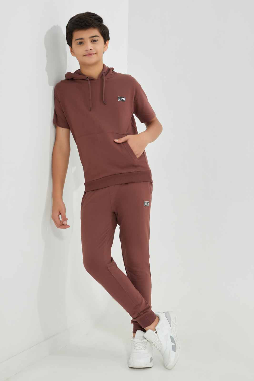 Redtag-Burgundy-S/S-Lounge-Wear-Hoodie-Sweatshirt-BSR-Sweatshirts,-Category:Sweatshirts,-Colour:Burgundy,-Deals:New-In,-Filter:Senior-Boys-(8-to-14-Yrs),-New-In-BSR-APL,-Non-Sale,-Section:Boys-(0-to-14Yrs),-W22A-Senior-Boys-9 to 14 Years