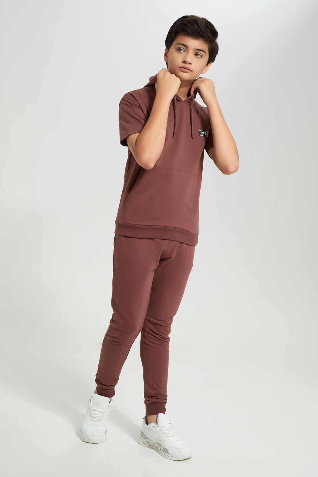 Redtag-Burgundy-Lounge-Wear-Active-Pants-BSR-Joggers,-Category:Joggers,-Colour:Burgundy,-Deals:New-In,-Filter:Senior-Boys-(8-to-14-Yrs),-New-In-BSR-APL,-Non-Sale,-Section:Boys-(0-to-14Yrs),-W22A-Senior-Boys-9 to 14 Years