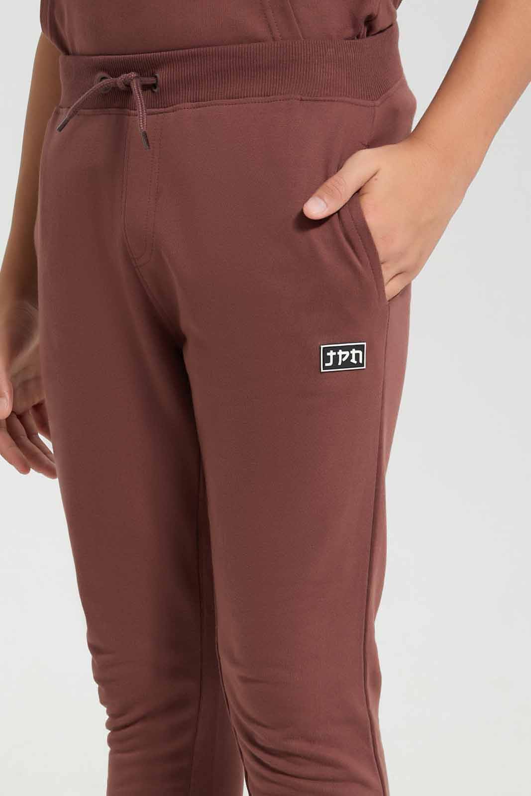Redtag-Burgundy-Lounge-Wear-Active-Pants-BSR-Joggers,-Category:Joggers,-Colour:Burgundy,-Deals:New-In,-Filter:Senior-Boys-(8-to-14-Yrs),-New-In-BSR-APL,-Non-Sale,-Section:Boys-(0-to-14Yrs),-W22A-Senior-Boys-9 to 14 Years