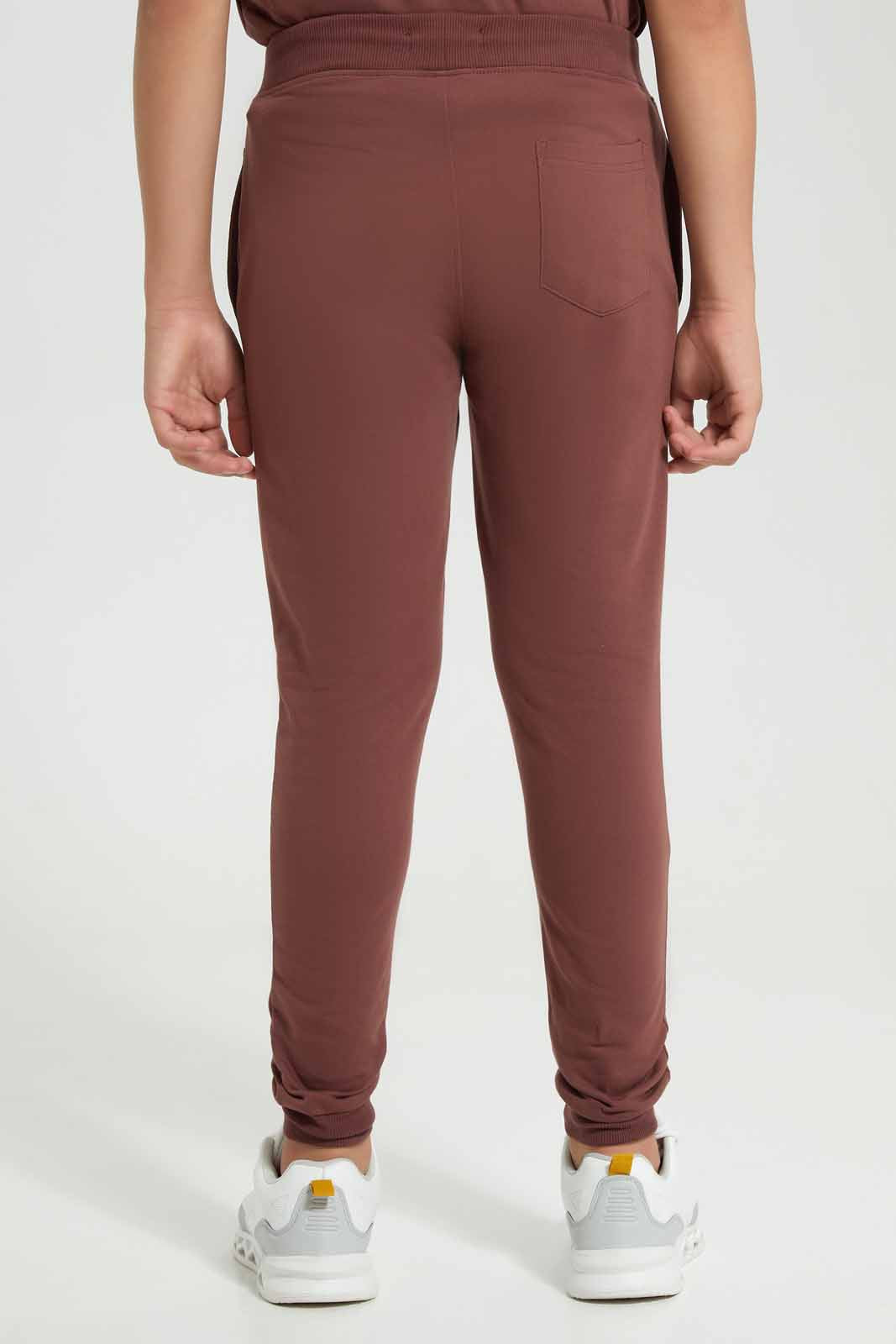 Redtag-Burgundy-Lounge-Wear-Active-Pants-BSR-Joggers,-Category:Joggers,-Colour:Burgundy,-Deals:New-In,-Filter:Senior-Boys-(8-to-14-Yrs),-New-In-BSR-APL,-Non-Sale,-Section:Boys-(0-to-14Yrs),-W22A-Senior-Boys-9 to 14 Years