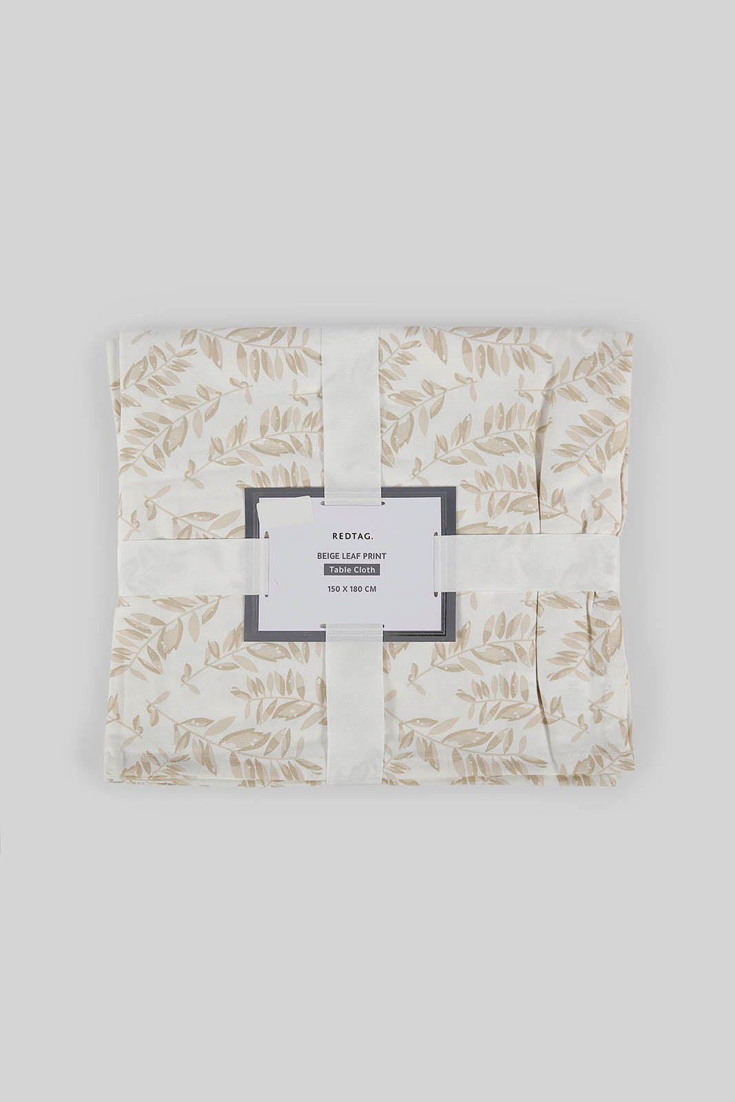 Redtag-Beige-Leaf-Print-Table-Cloth-Category:Table-Linen,-Colour:Beige,-Deals:New-In,-Filter:Home-Dining,-HMW-DIN-Kitchen-Accessories,-New-In-HMW-DIN,-Non-Sale,-Section:Homewares,-W22A-Home-Dining-