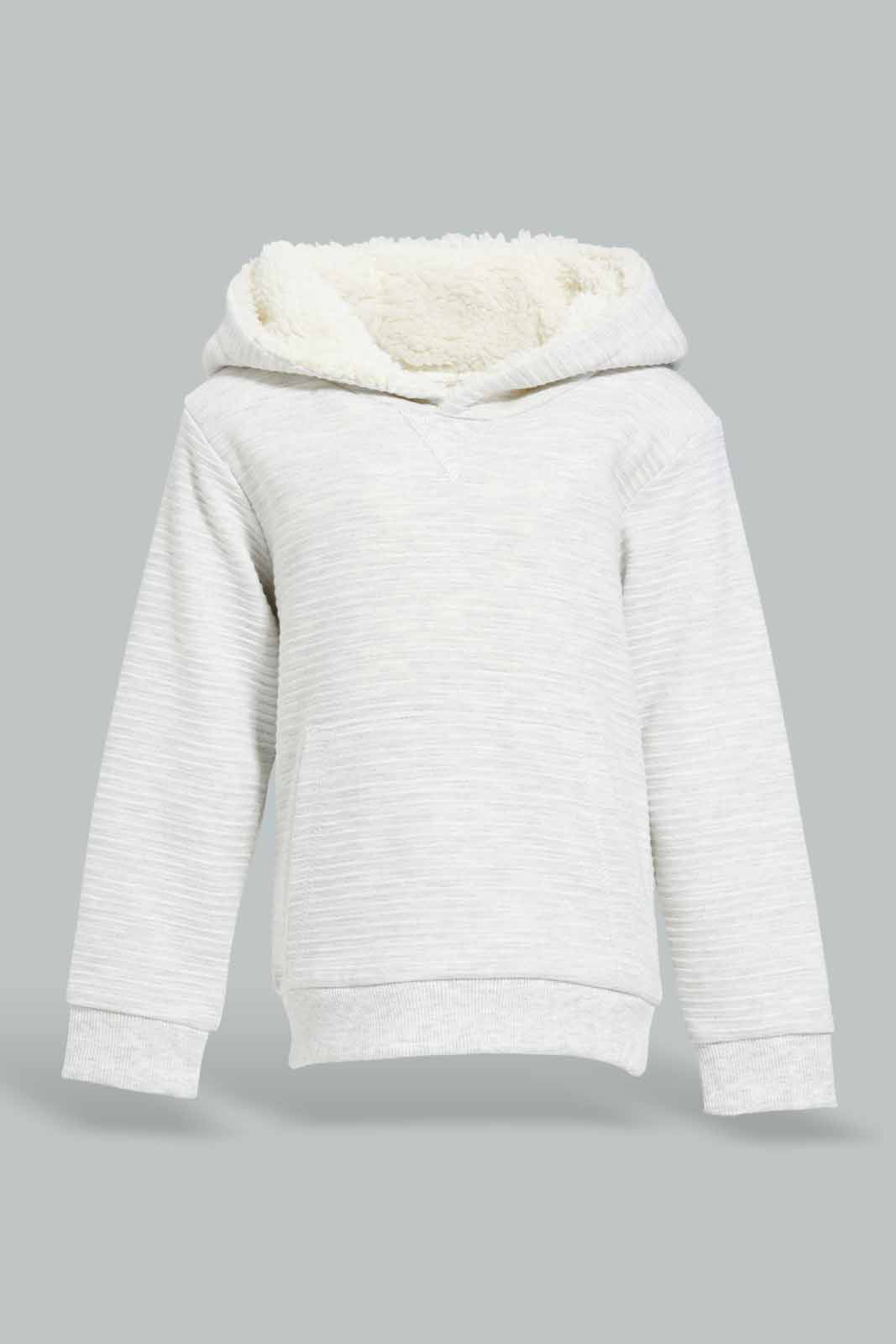 Redtag-Ecru-Fashion-Hoody-Category:Sweatshirts,-Colour:Ecru,-Deals:New-In,-Filter:Infant-Boys-(3-to-24-Mths),-INB-Sweatshirts,-New-In-INB-APL,-Non-Sale,-Section:Boys-(0-to-14Yrs),-W22B-Infant-Boys-3 to 24 Months