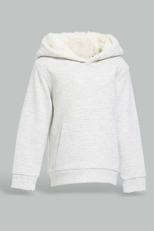 Redtag-Ecru-Fashion-Hoody-Category:Sweatshirts,-Colour:Ecru,-Deals:New-In,-Filter:Infant-Boys-(3-to-24-Mths),-INB-Sweatshirts,-New-In-INB-APL,-Non-Sale,-Section:Boys-(0-to-14Yrs),-W22B-Infant-Boys-3 to 24 Months