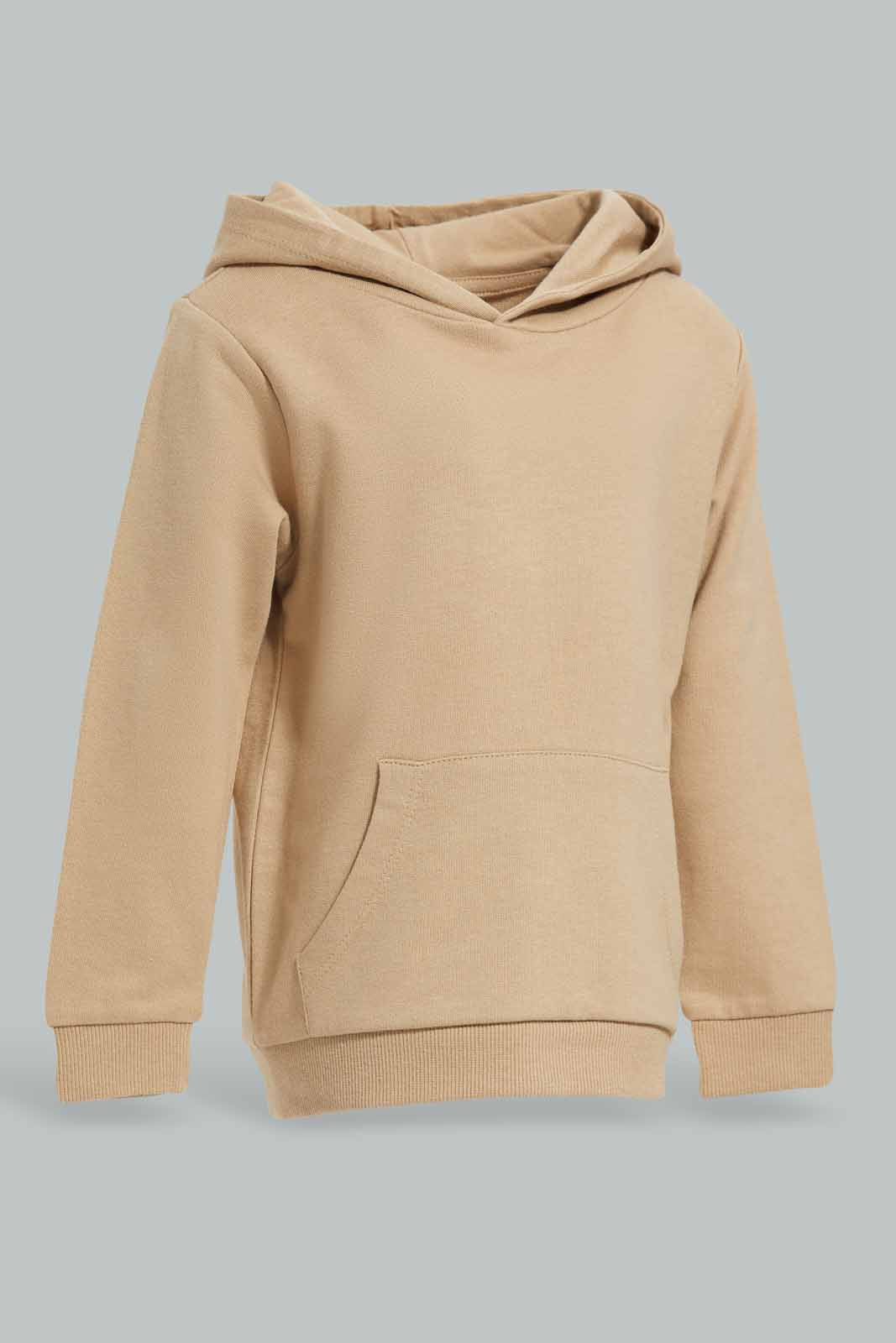 Redtag-Stone-TBL-Hooded-Sweatshirts-Category:Sweatshirts,-Colour:Beige,-Deals:New-In,-Dept:Boys,-Filter:Infant-Boys-(3-to-24-Mths),-INB-Sweatshirts,-New-In-INB-APL,-Non-Sale,-Section:Boys-(0-to-14Yrs),-TBL,-W22B-Infant-Boys-3 to 24 Months