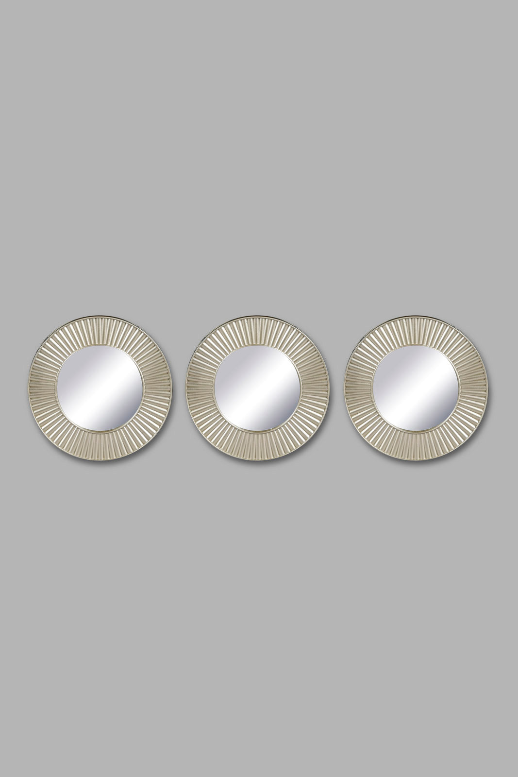 Redtag-Gold-Round-Decorative-Mirror-Set(3-Piece)-Category:Mirrors,-Colour:Gold,-Deals:New-In,-Dept:Home,-Filter:Home-Decor,-HMW-HOM-Wall-Decor-&-Mirrors,-New-In-HMW-HOM,-Non-Sale,-Section:Homewares,-W22A-Home-Decor-