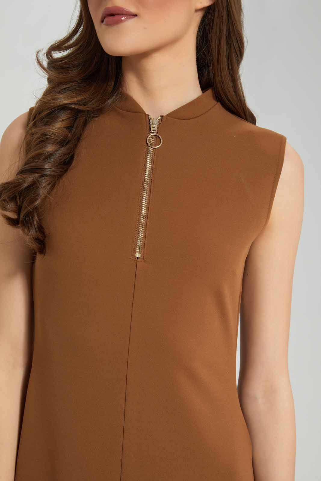 Redtag-Brown-Long-Dress-Category:Dresses,-Colour:Brown,-Deals:New-In,-Dept:Ladieswear,-Filter:Women's-Clothing,-LDC,-LDC-Dresses,-New-In-LDC-APL,-Non-Sale,-Section:Women,-W22B-Women's-