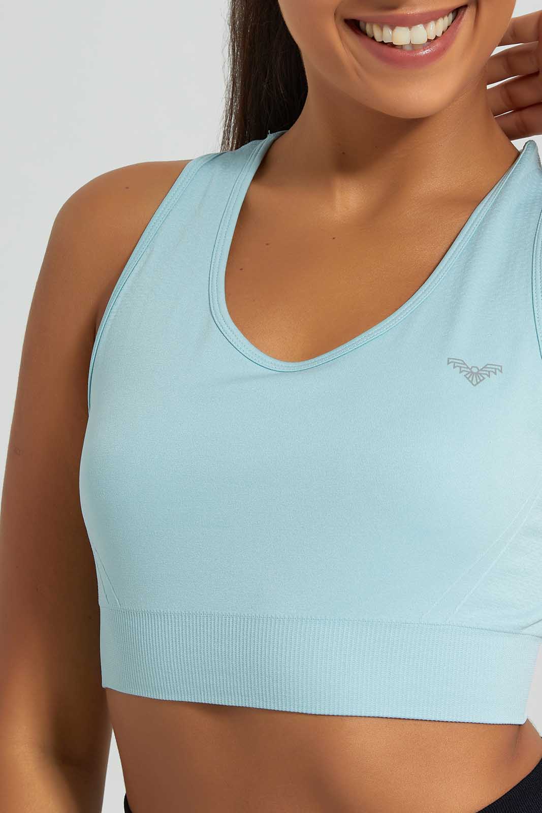 Redtag-Blue-Sport-Bar-Category:T-Shirts,-Colour:Blue,-Deals:New-In,-Filter:Women's-Clothing,-New-In-Women-APL,-Non-Sale,-SBA,-Section:Women,-W22A,-Women-T-Shirts-Women's-