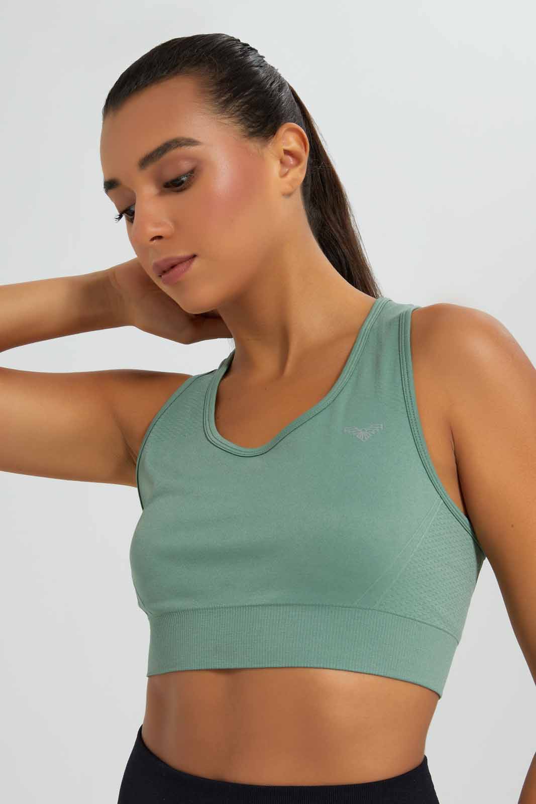 Redtag-Olive-Sport-Bar-Category:T-Shirts,-Colour:Olive,-Deals:New-In,-Filter:Women's-Clothing,-New-In-Women-APL,-Non-Sale,-SBA,-Section:Women,-W22A,-Women-T-Shirts-Women's-