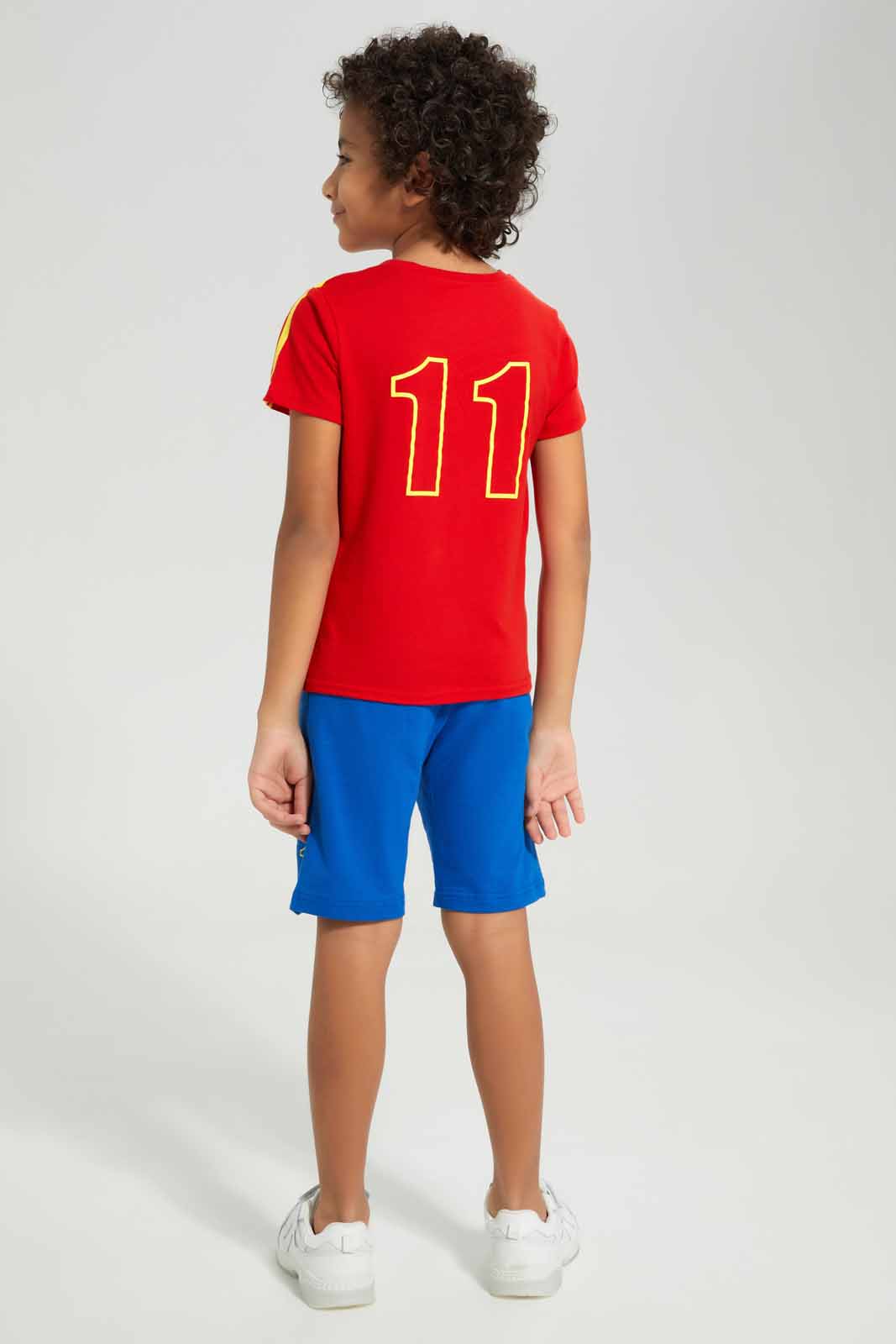 Boys Blue And Red Spain Football Set (2 Piece)