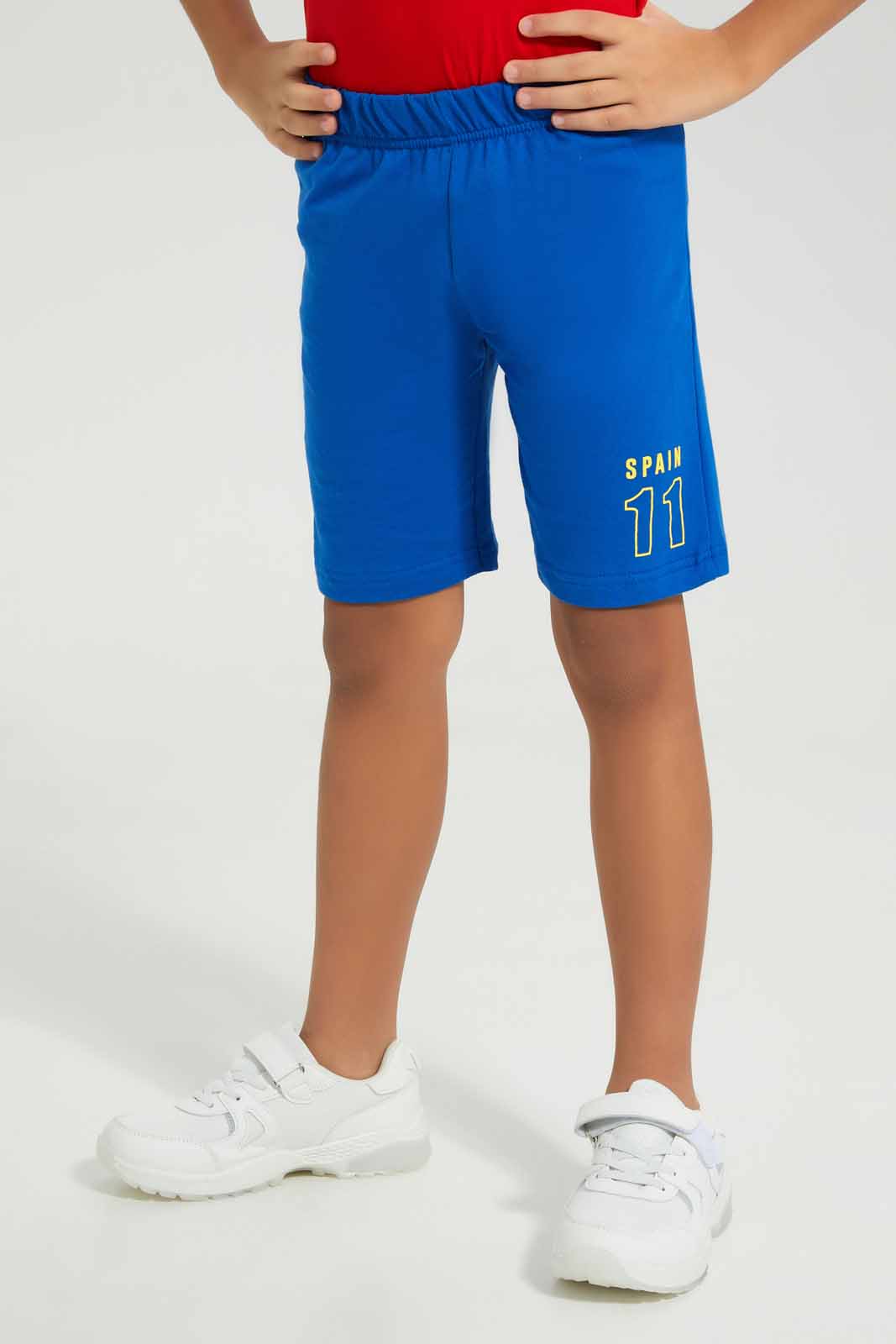 Boys Blue And Red Spain Football Set (2 Piece)