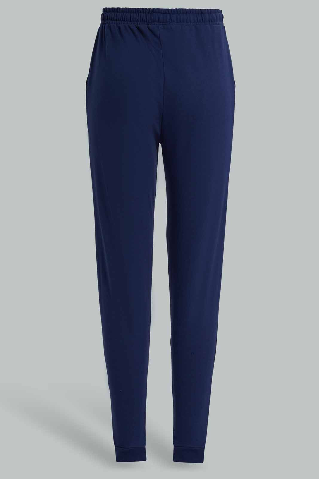 Redtag-Navy-Track-Pants-Category:Joggers,-Colour:Navy,-Deals:New-In,-Filter:Senior-Girls-(8-to-14-Yrs),-GSR-Joggers,-New-In-GSR-APL,-Non-Sale,-Section:Girls-(0-to-14Yrs),-TBL,-W22A-Senior-Girls-9 to 14 Years